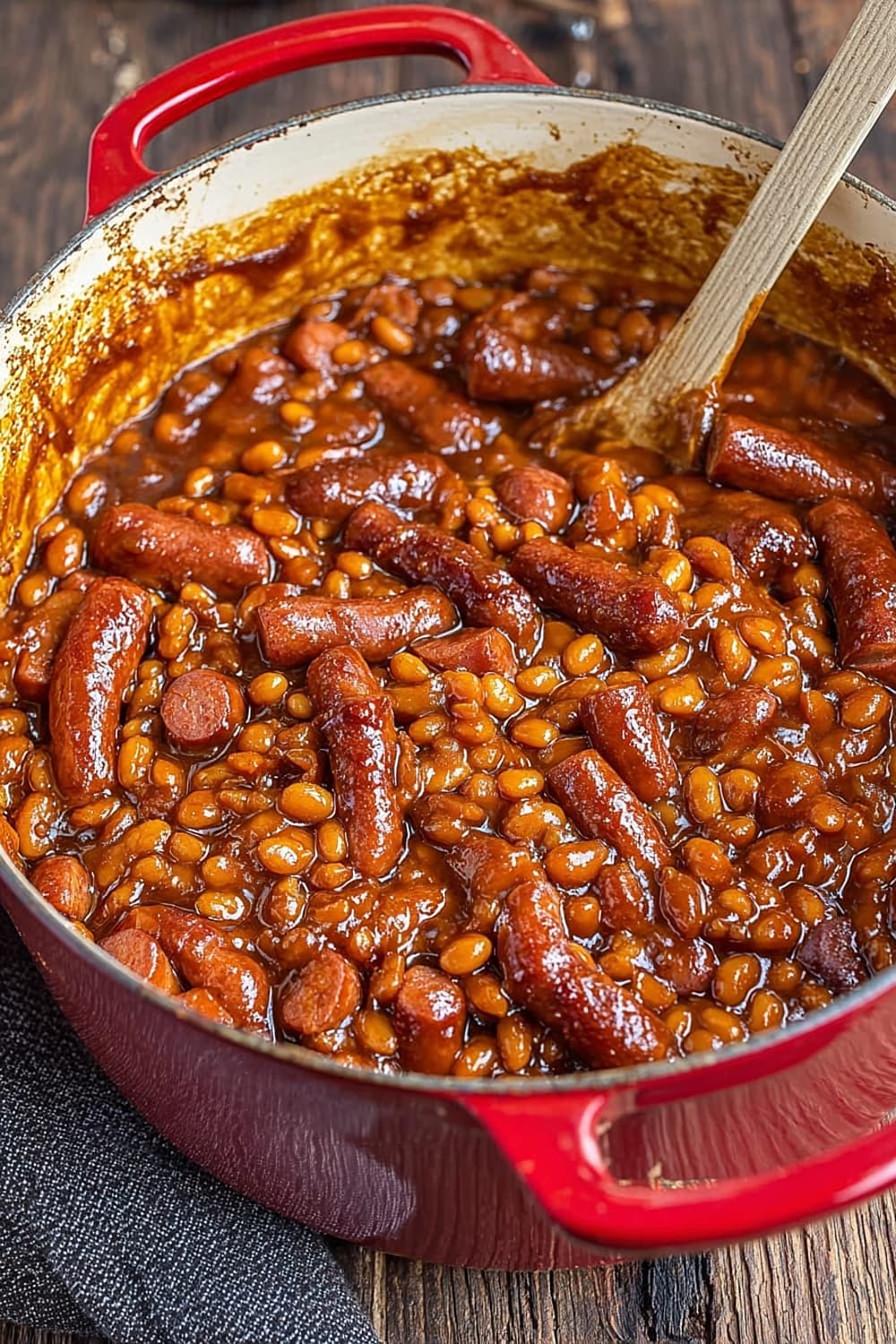 Smoked Franks and Beans