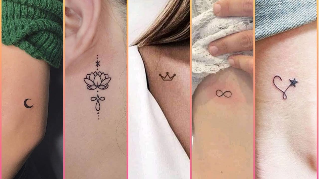 Minimalist magic takes center stage in this collection of delicate line work tattoos that prove less truly is more. From the celestial crescent moon to an ornate lotus mandala, each piece showcases the beauty of simple black ink on skin 🌙 These tiny symbols pack powerful meaning while maintaining an effortlessly elegant aesthetic that works perfectly for first-time tattoo enthusiasts or anyone who prefers subtle body art.