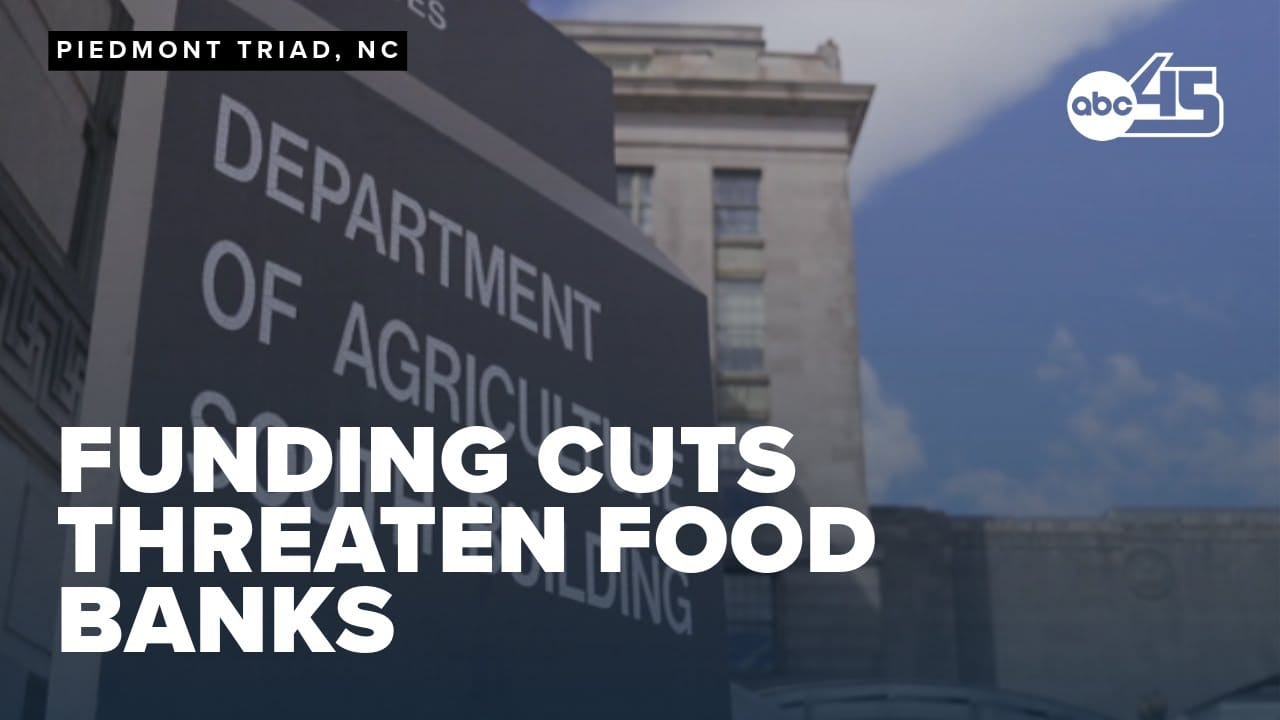 USDA funding cuts threaten food banks, school meals