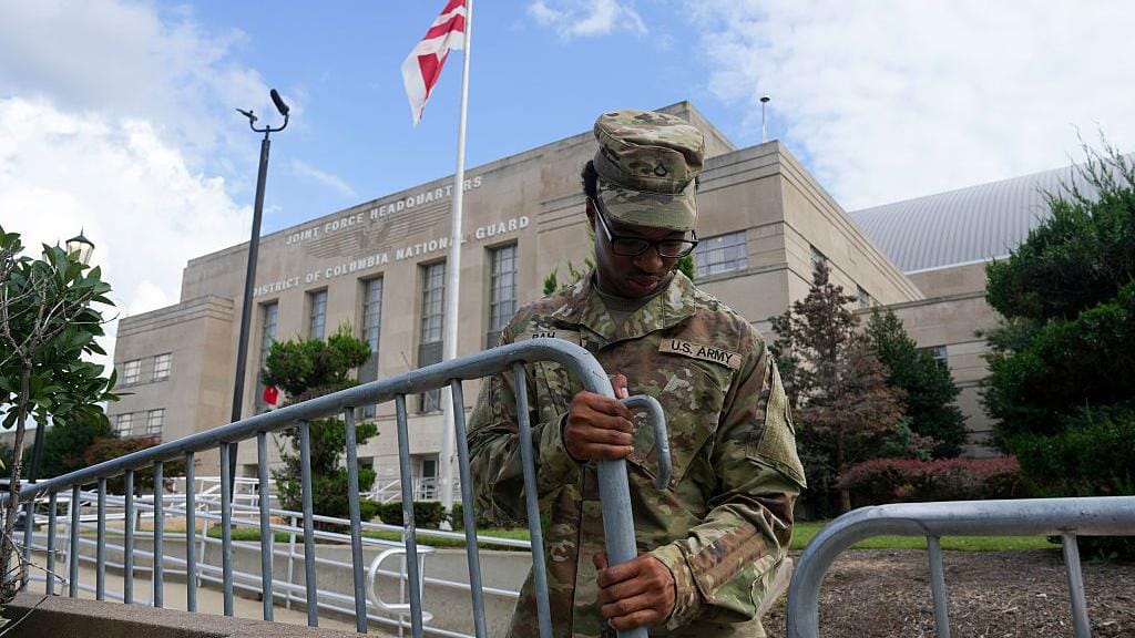 National Guard troops appear in Washington DC as mayor ...