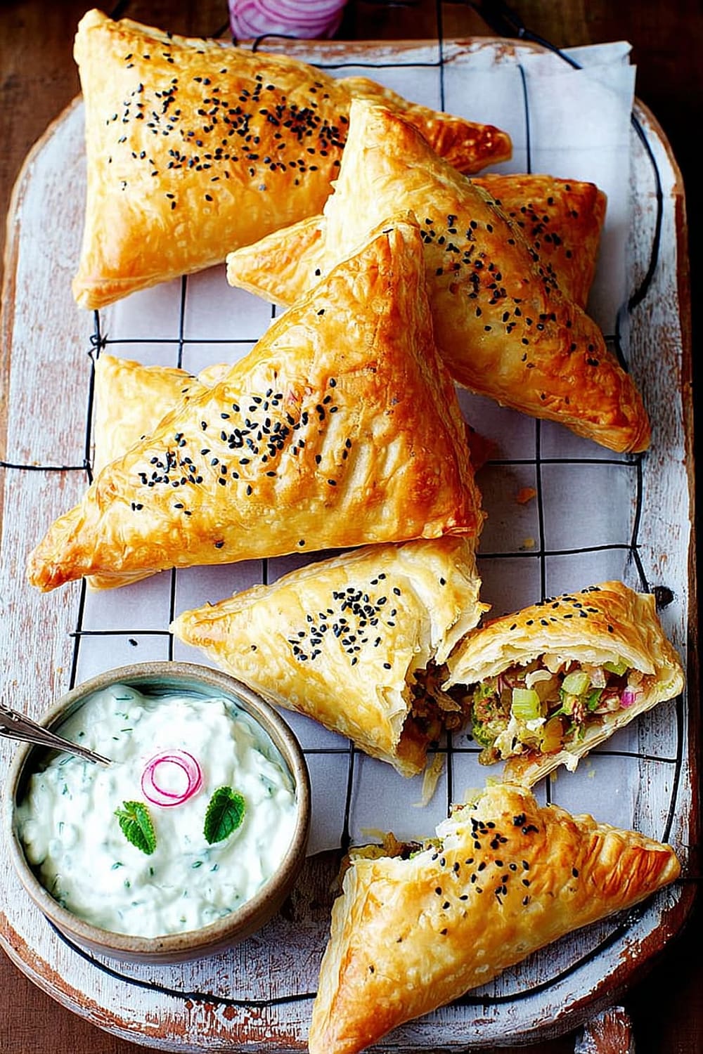 Spicy Vegetable Turnovers
