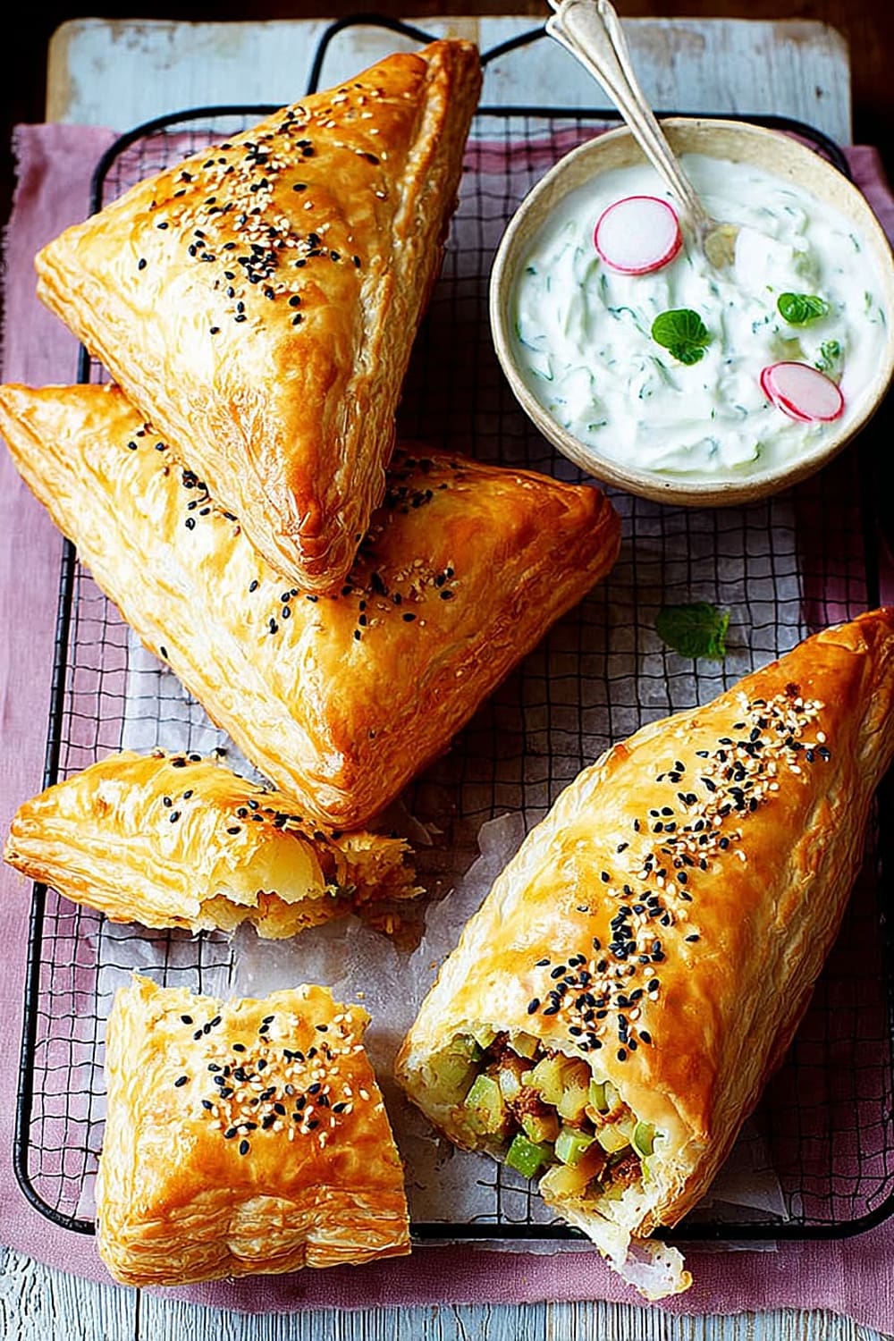 Spicy Vegetable Turnovers