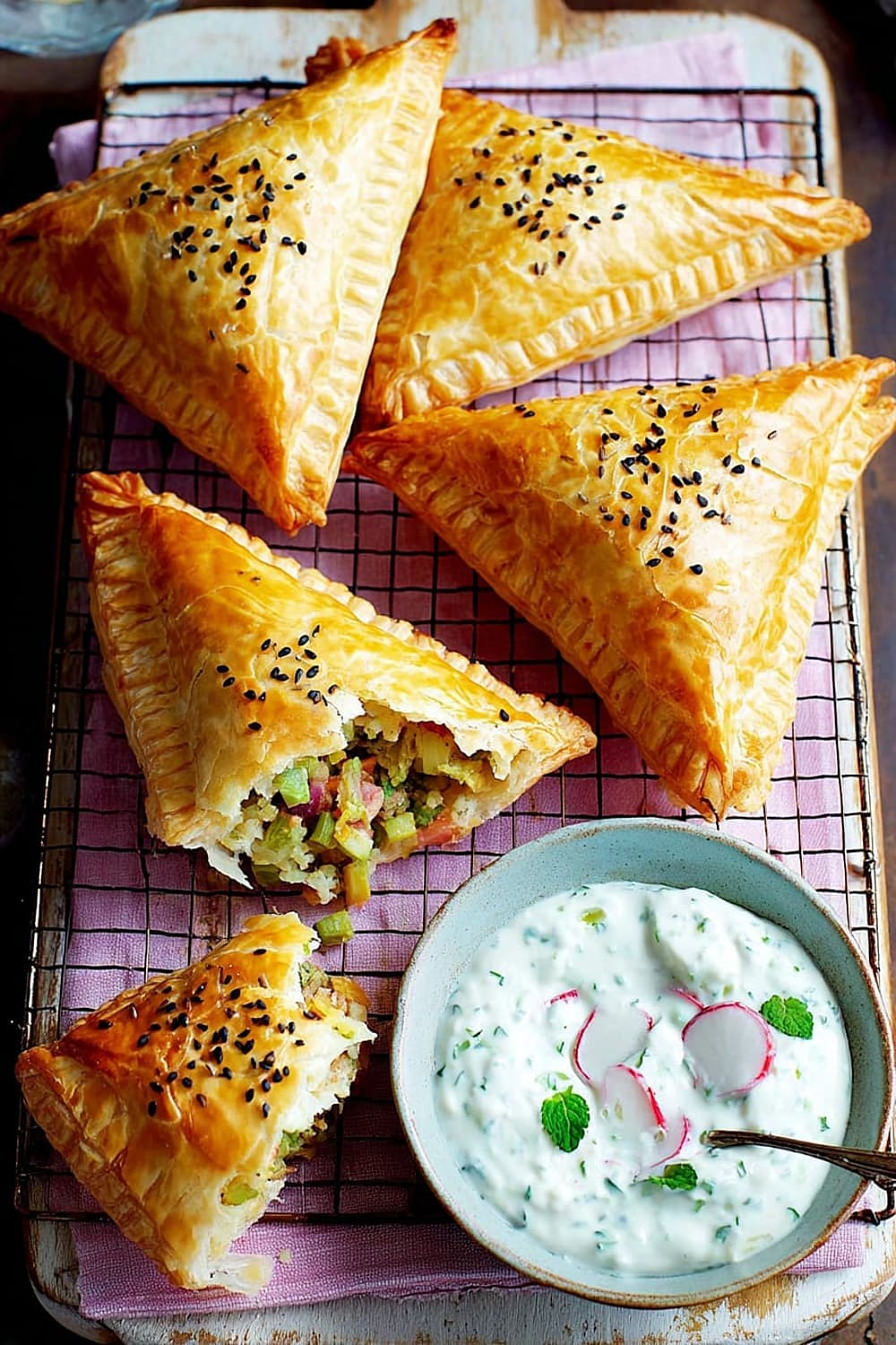 Spicy Vegetable Turnovers