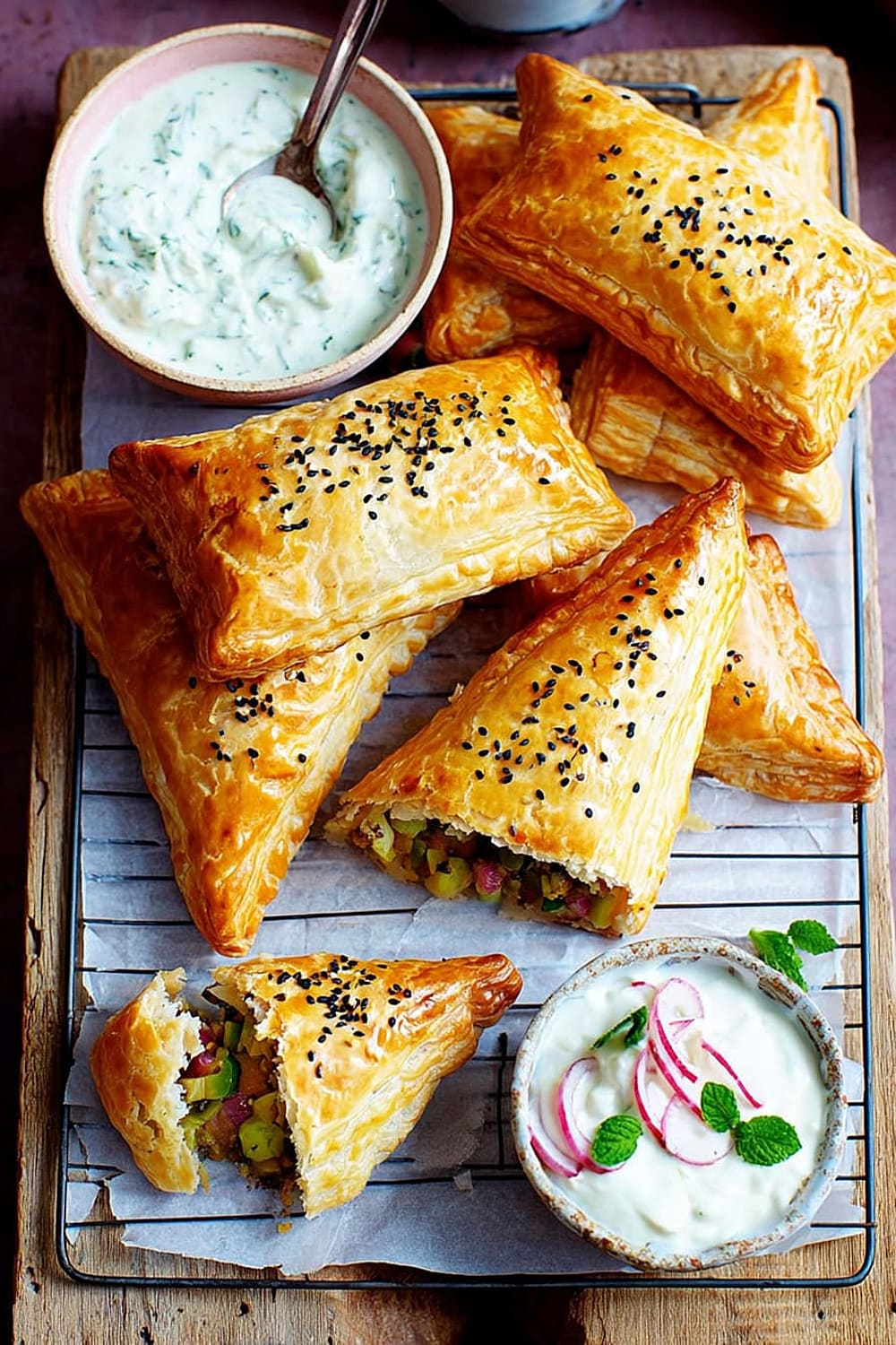 Spicy Vegetable Turnovers