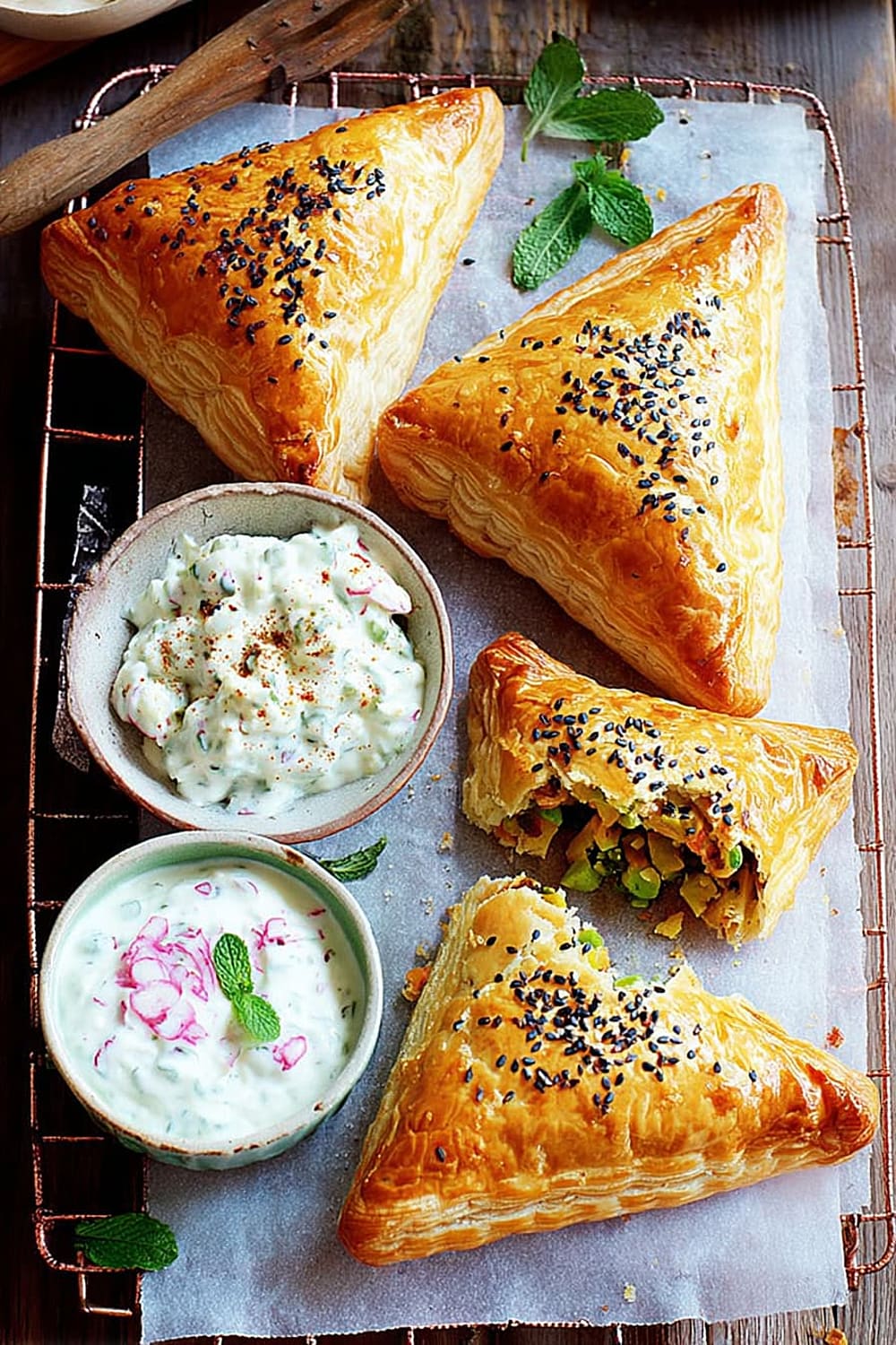 Spicy Vegetable Turnovers