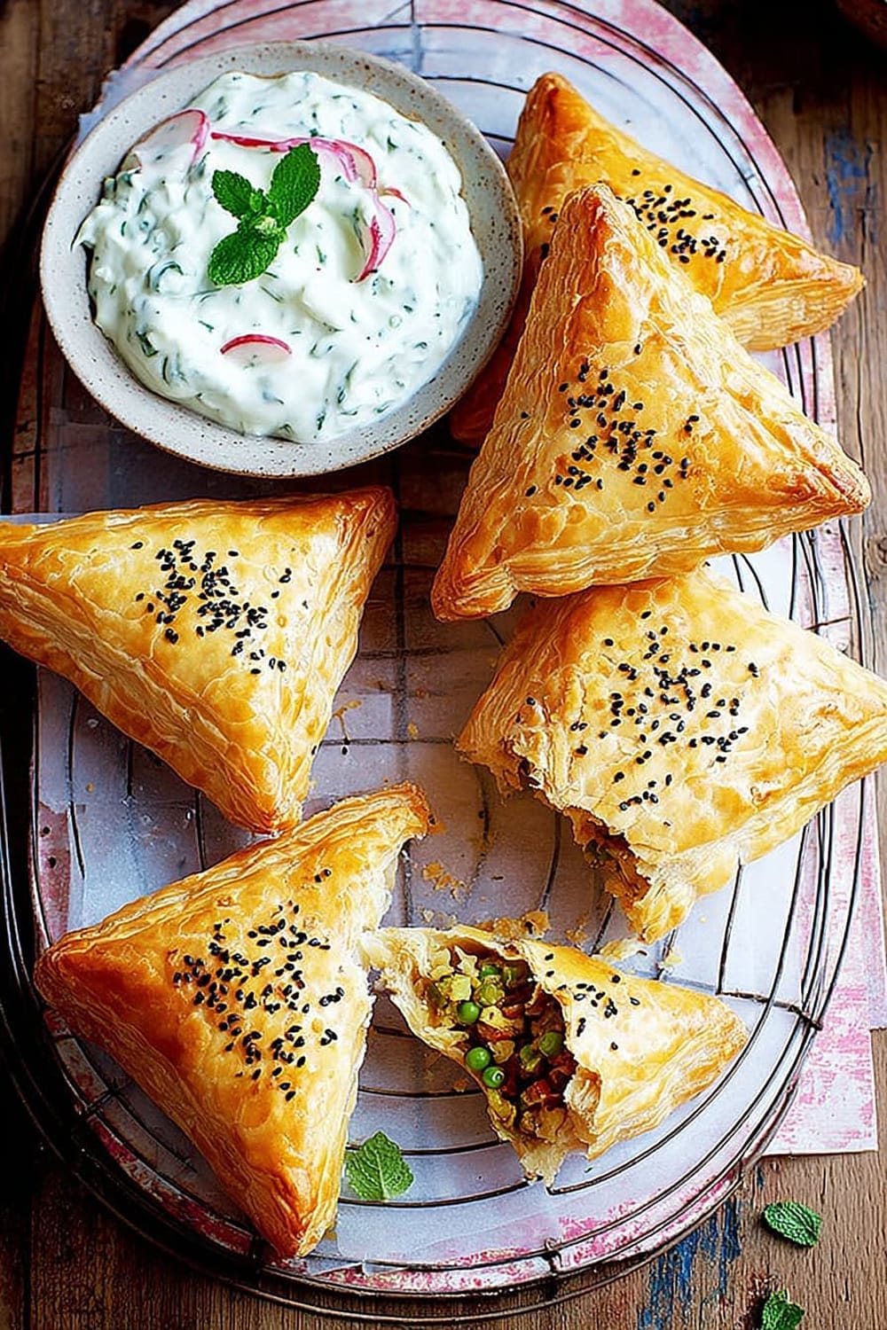 Spicy Vegetable Turnovers