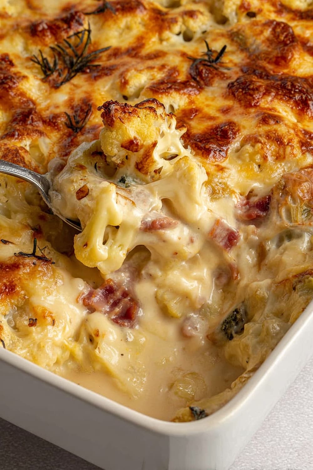 Ultimate Cauliflower Cheese Recipe with Bacon and Leek