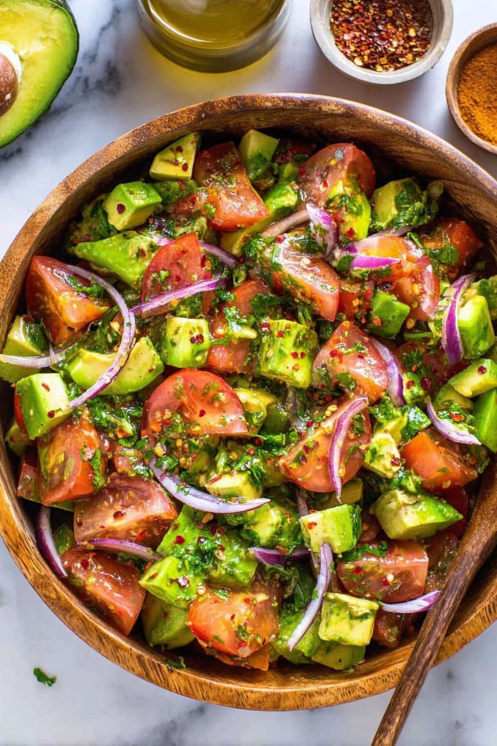 Easy Tomato Avocado Salad