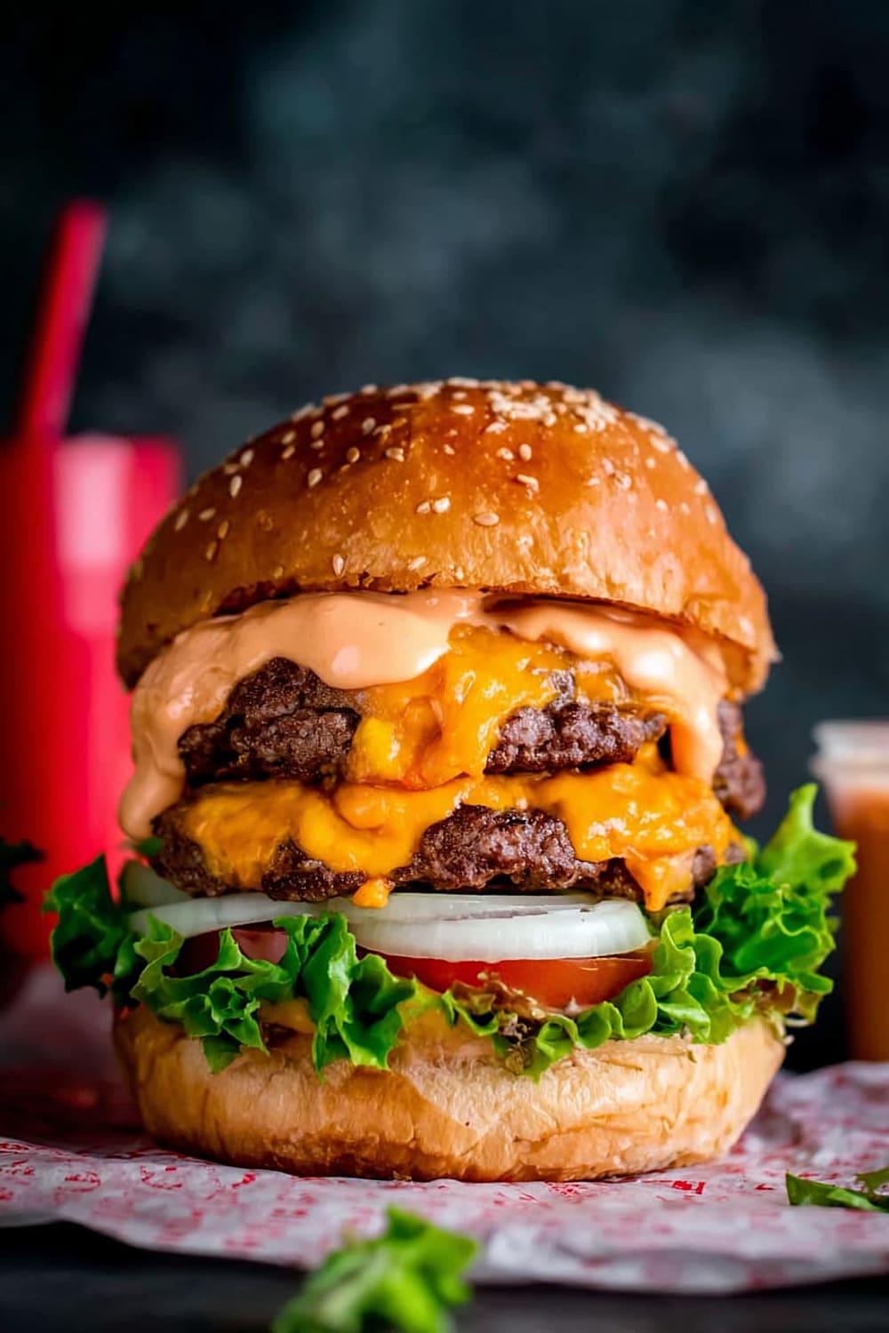 The Ultimate Double Cheeseburger