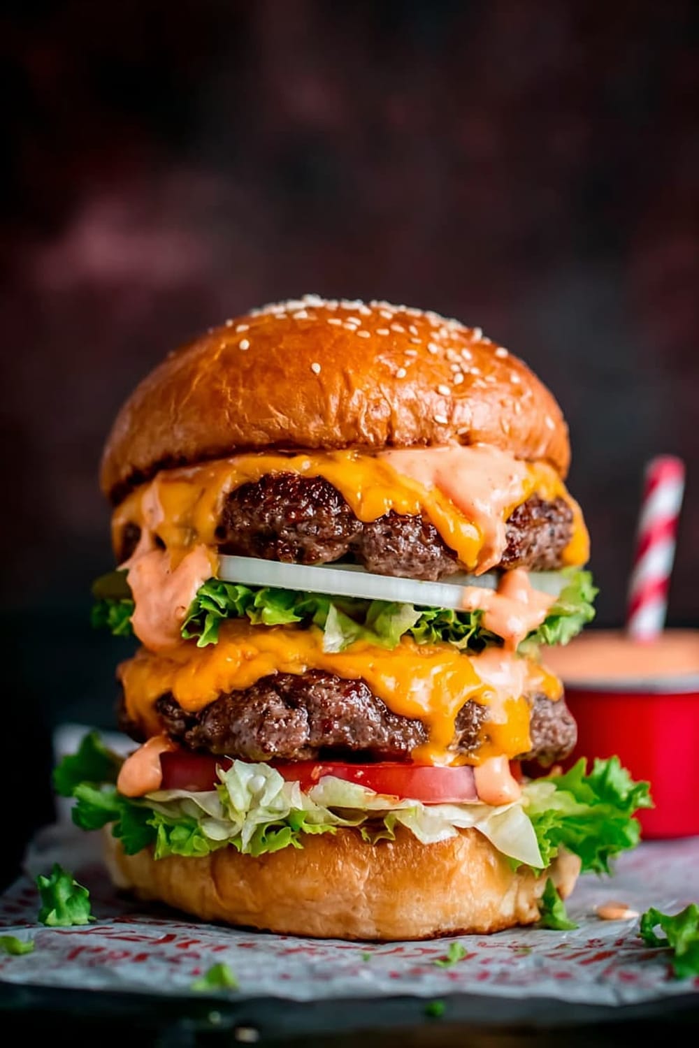The Ultimate Double Cheeseburger