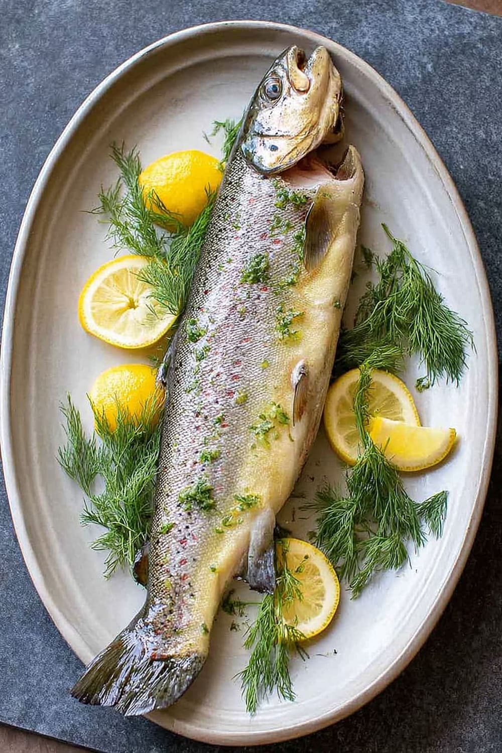 Grilled Trout With Dill and Lemon