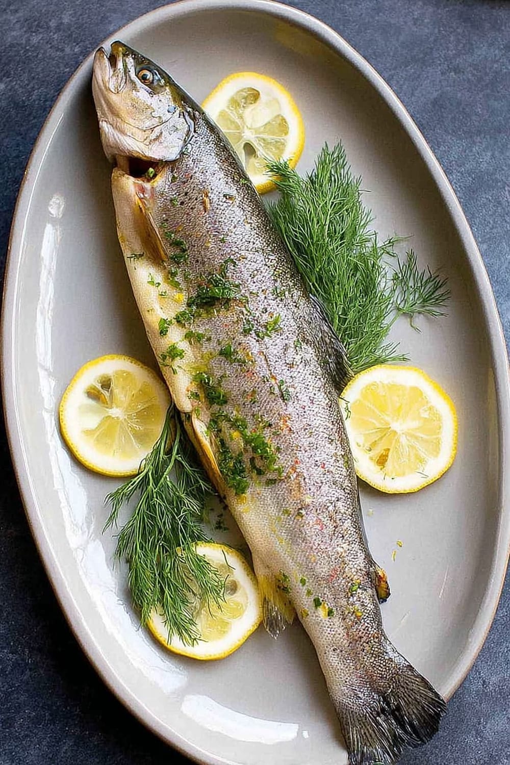 Grilled Trout With Dill and Lemon