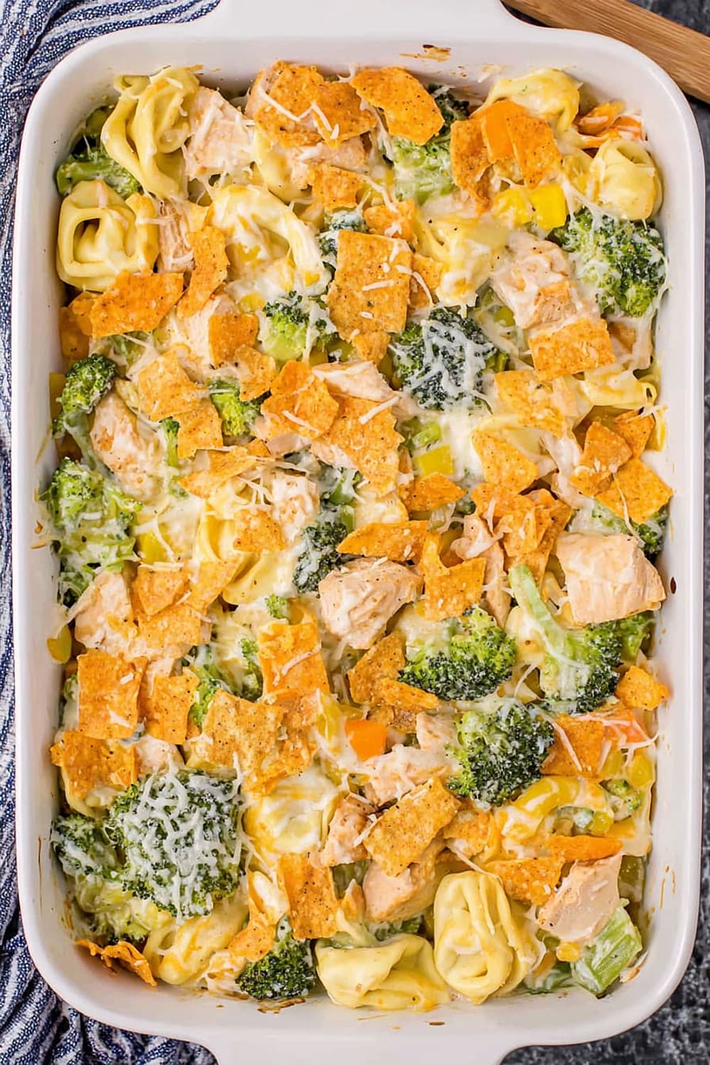 Santa Fe Chicken Tortellini Casserole