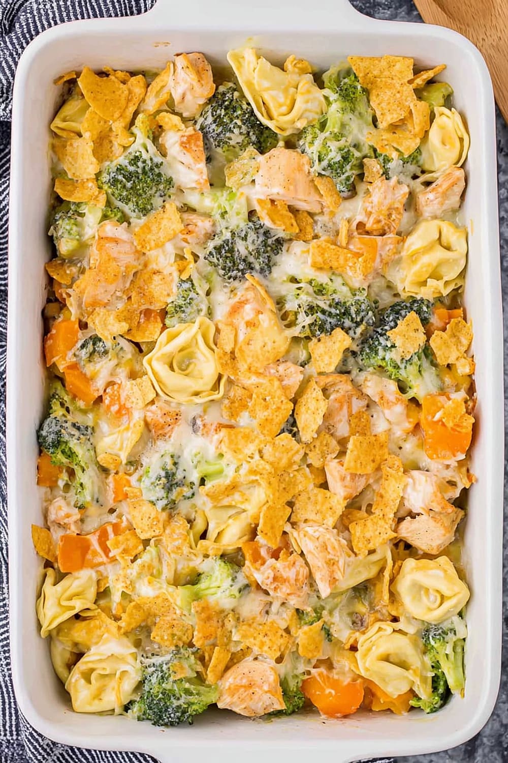 Santa Fe Chicken Tortellini Casserole