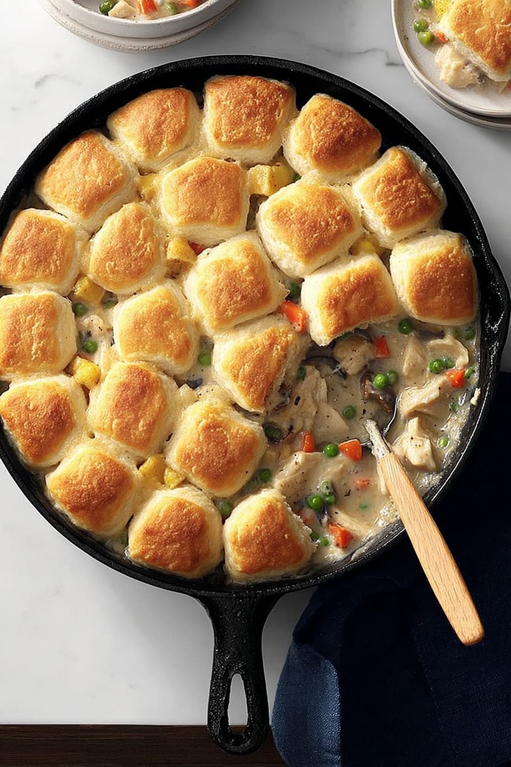 Turkey Biscuit Skillet