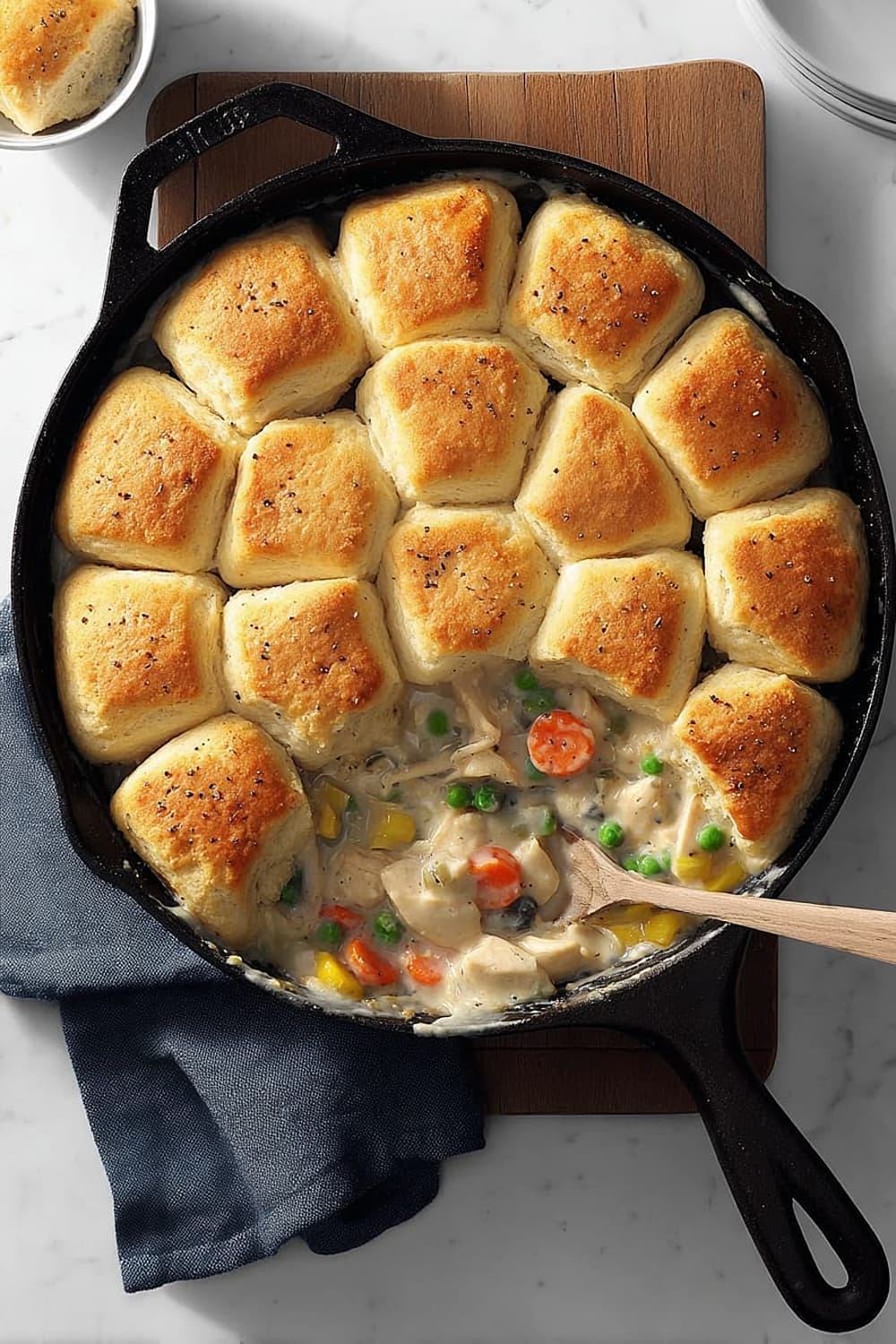 Turkey Biscuit Skillet