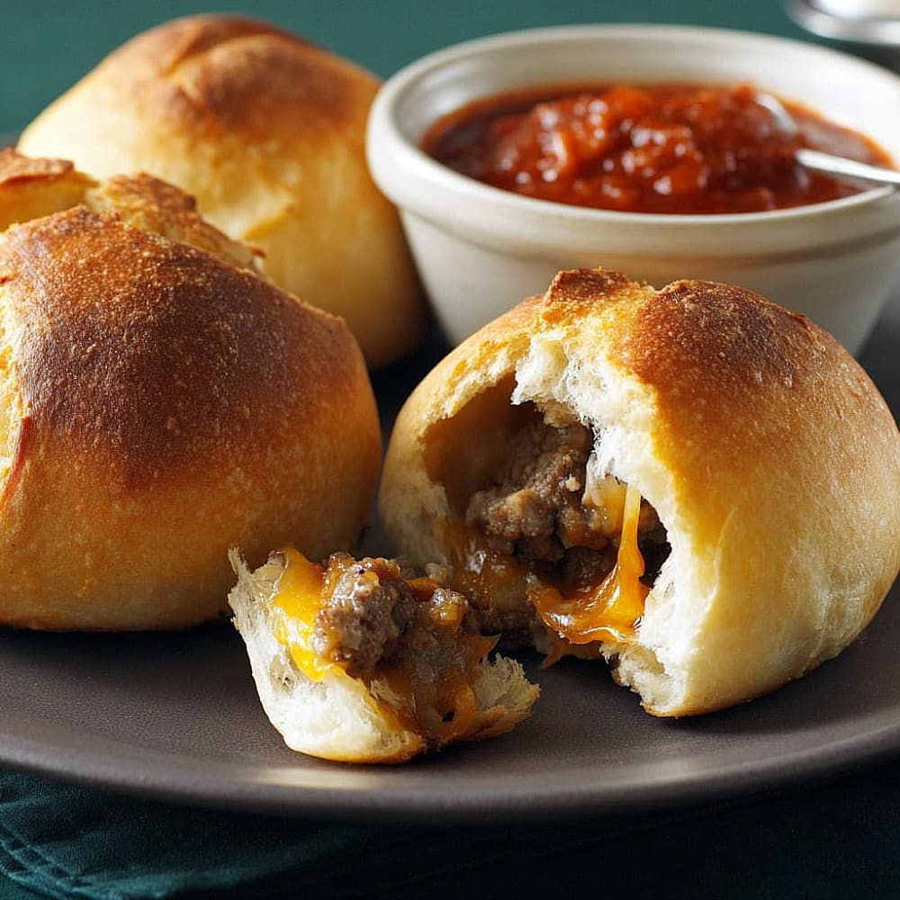 Muffin-Cup Cheddar Beef Pies