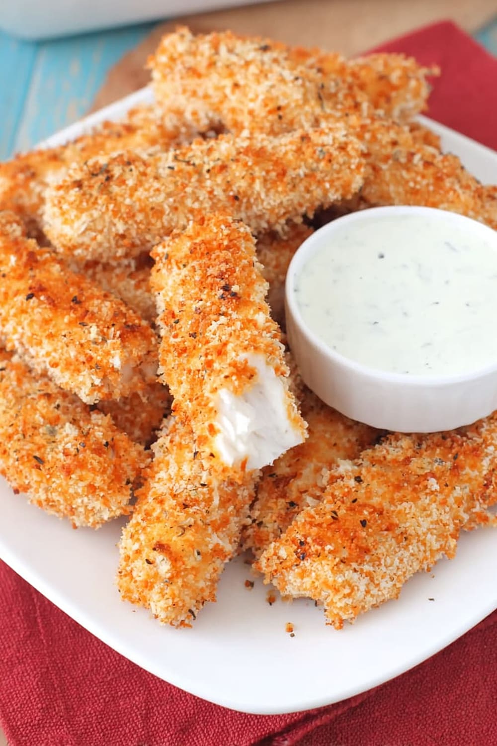 Homemade Fish Sticks With Tartar Sauce