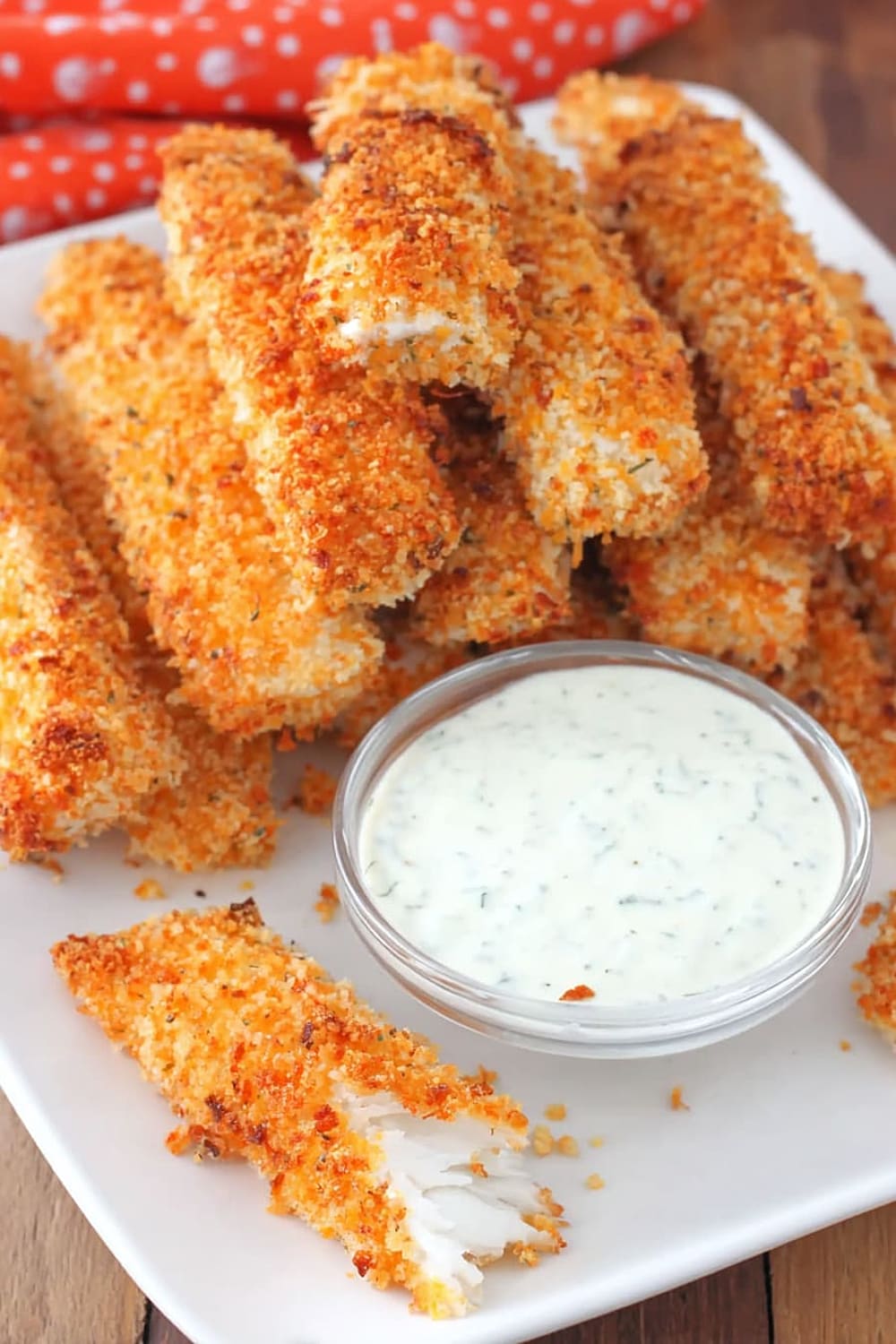Homemade Fish Sticks With Tartar Sauce