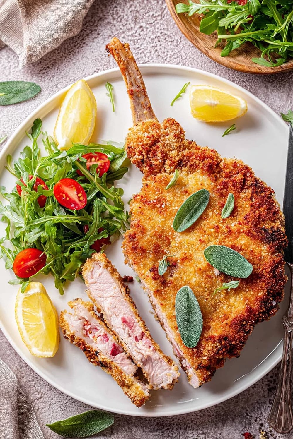 Bone-In Veal Milanese Recipe (Cotoletta alla Milanese)