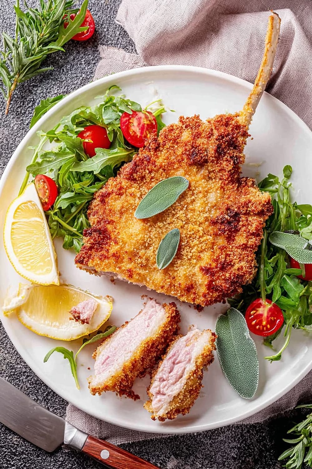 Bone-In Veal Milanese Recipe (Cotoletta alla Milanese)