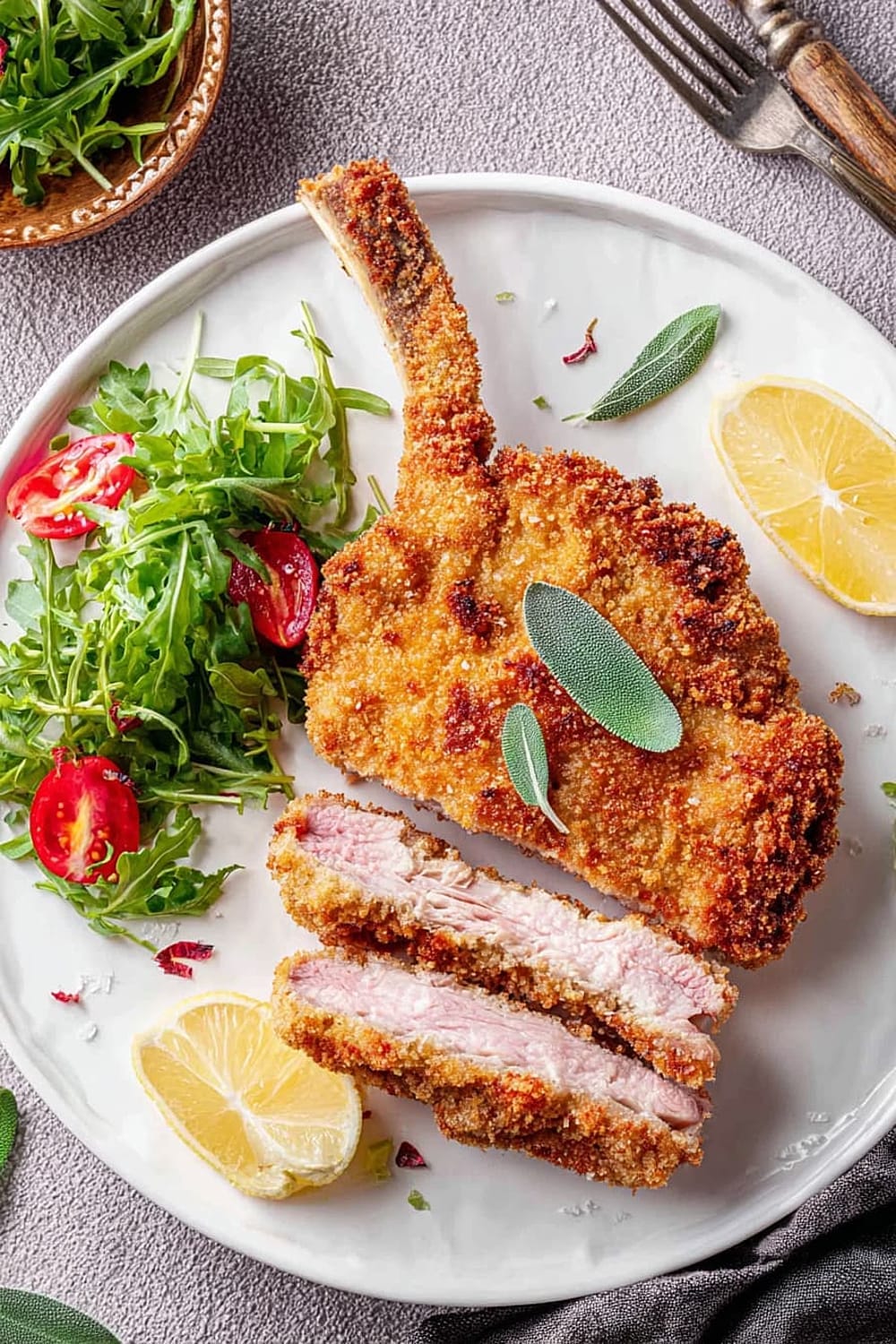 Bone-In Veal Milanese Recipe (Cotoletta alla Milanese)