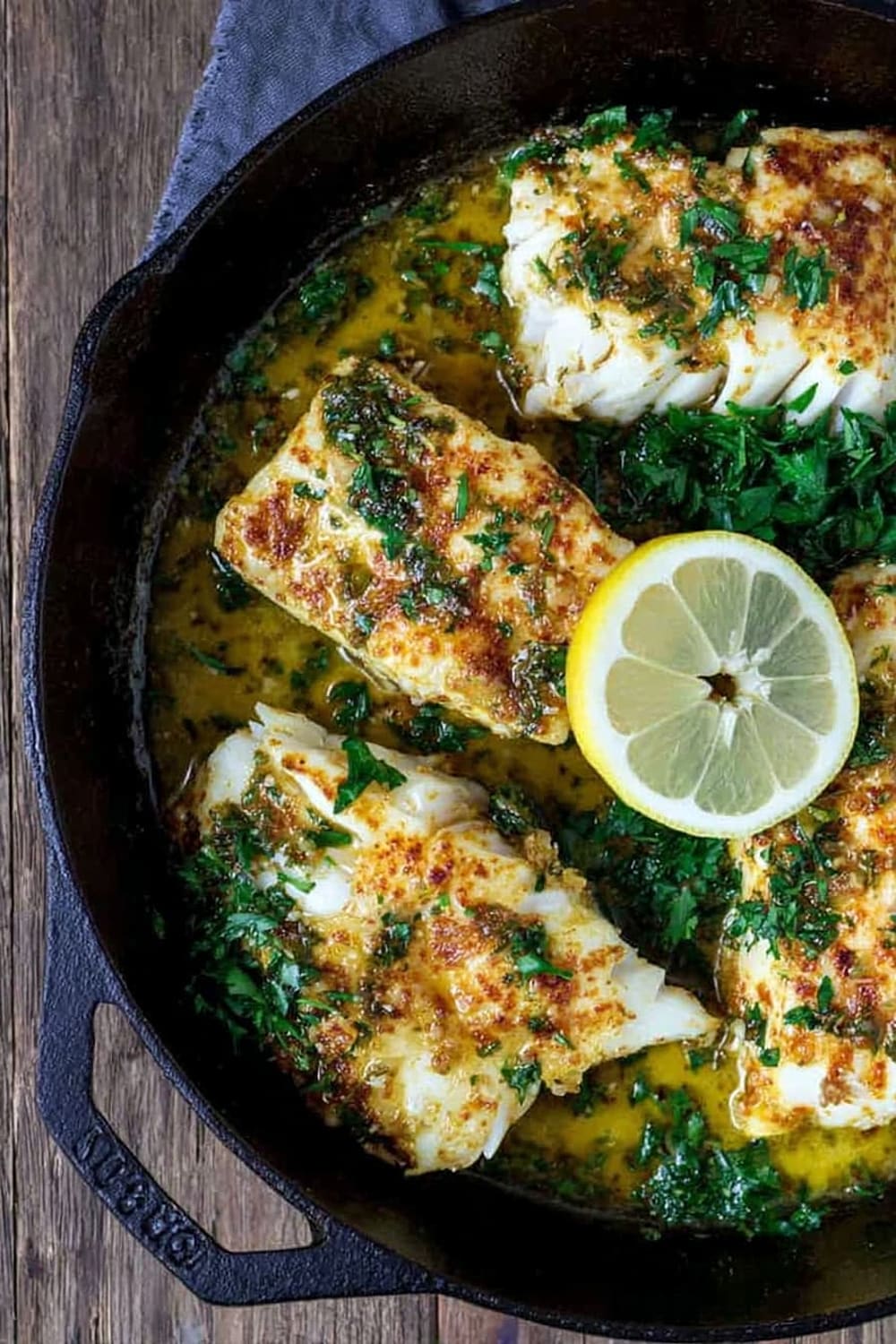 Baked Cod Recipe with Lemon and Garlic