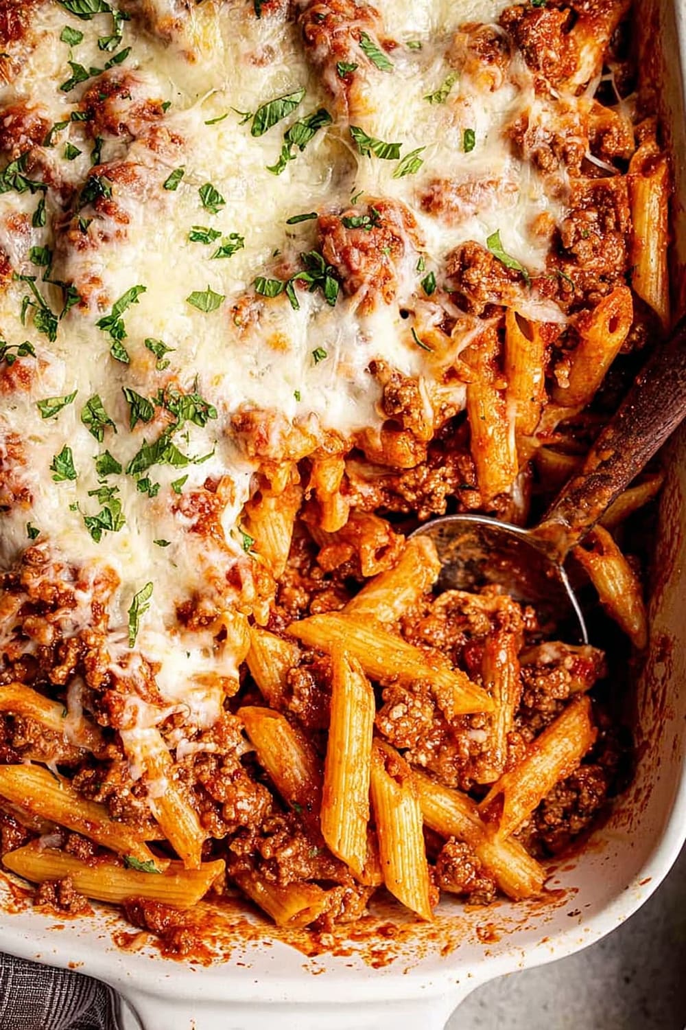 Easy Cheesy Baked Ziti