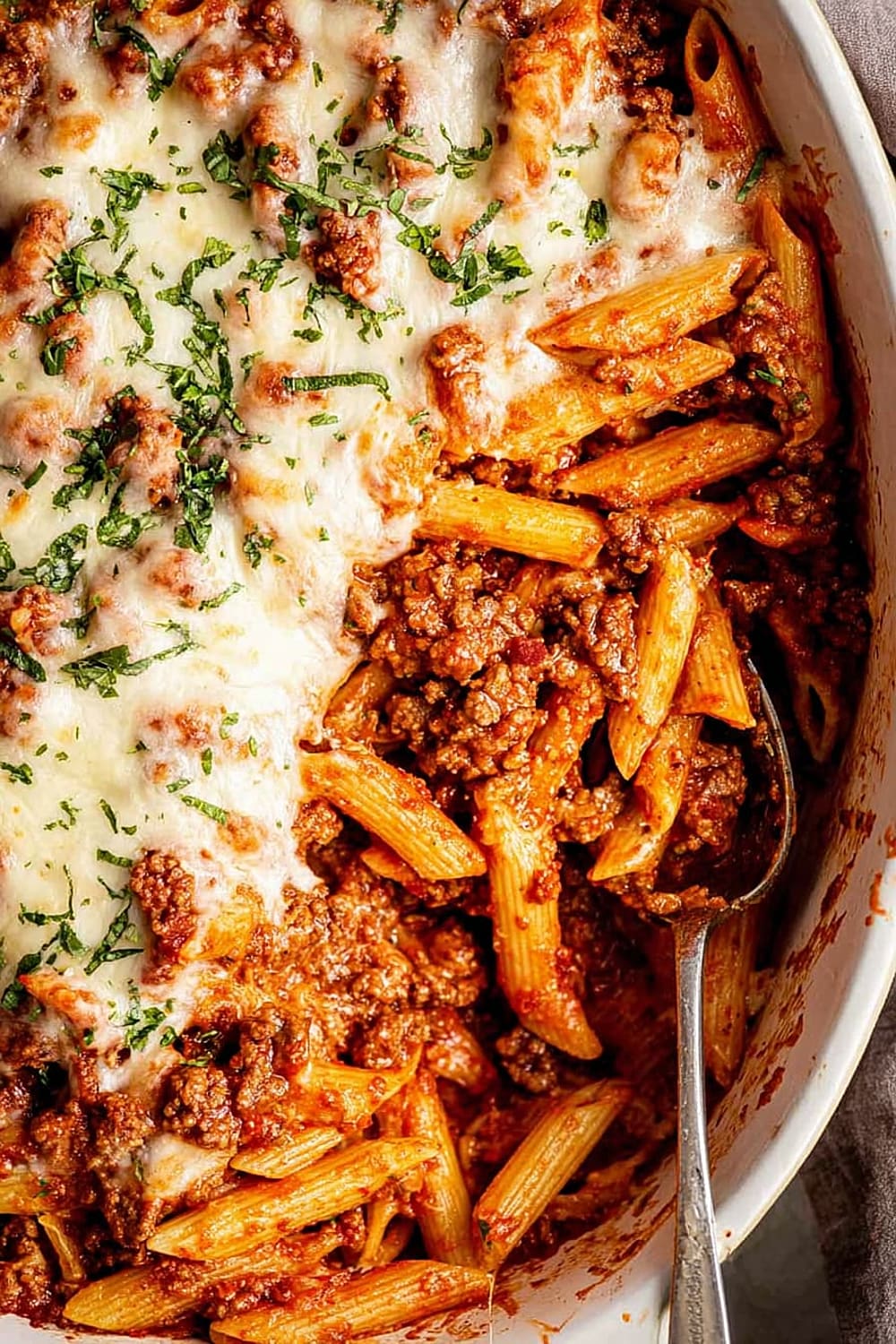 Easy Cheesy Baked Ziti