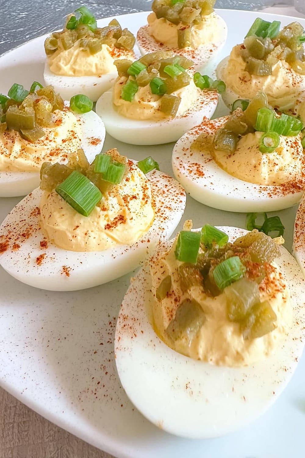 Southern Deviled Eggs with Pickle Relish