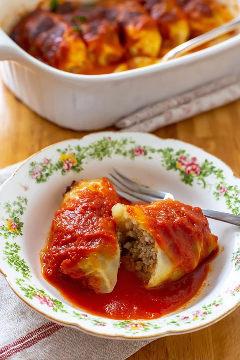 Authentic Polish Golumpki (Stuffed Cabbage)