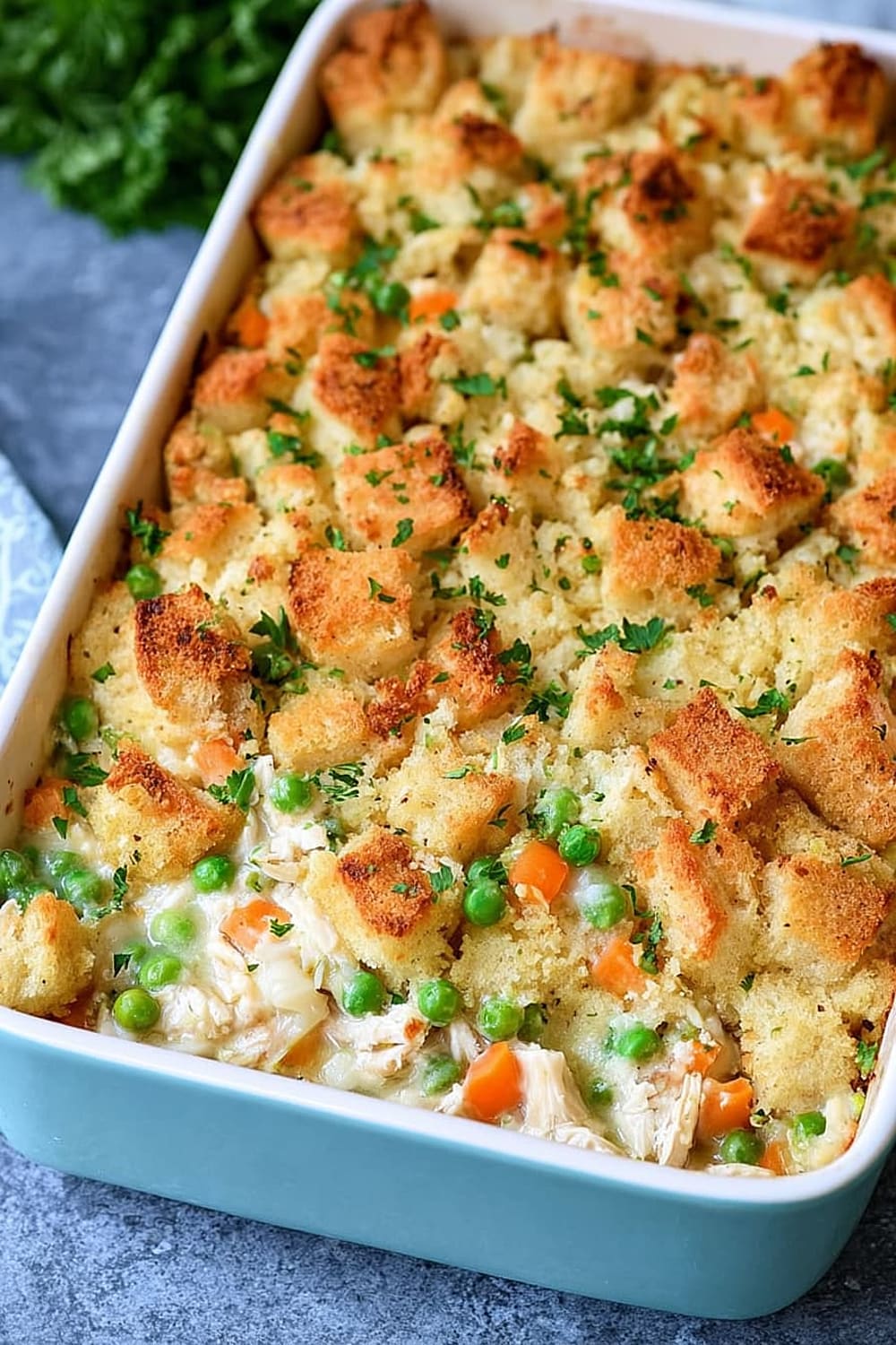 Chicken Stuffing Casserole