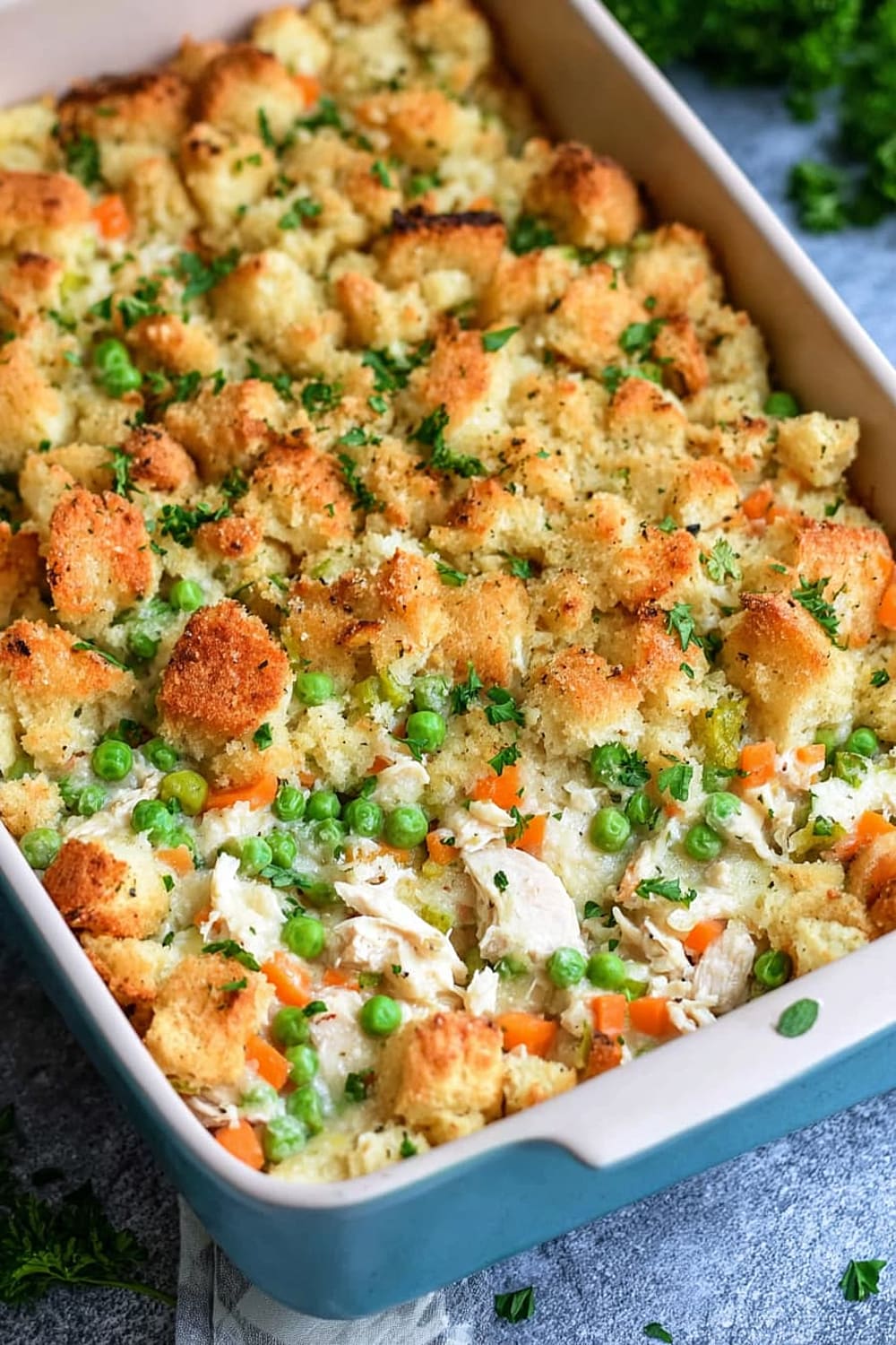 Chicken Stuffing Casserole