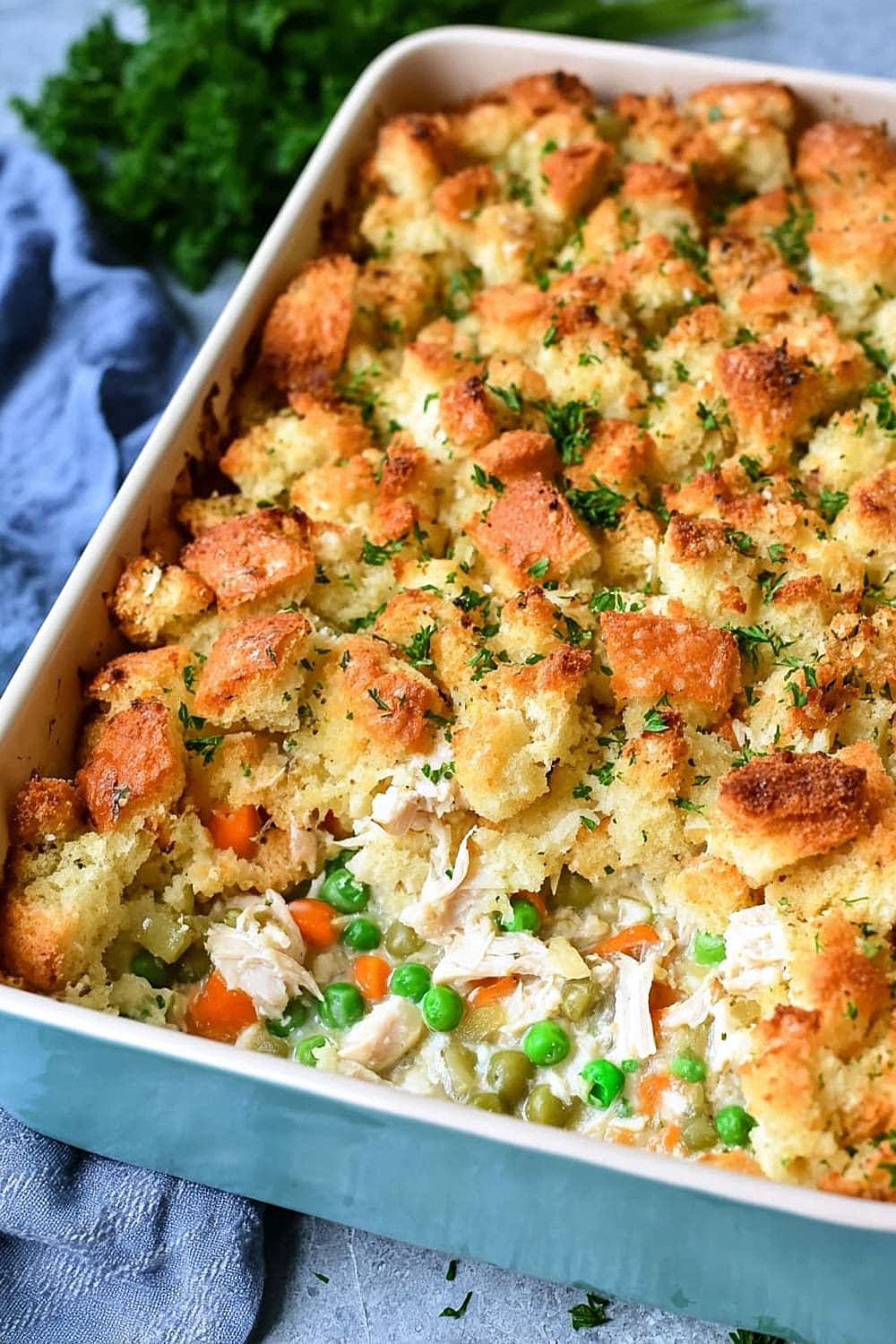 Chicken Stuffing Casserole