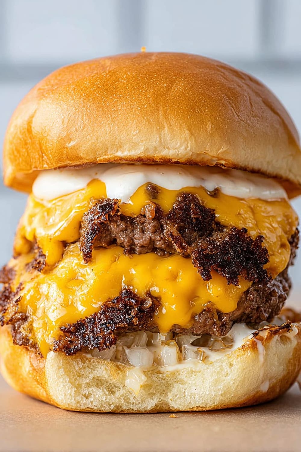 The Ultimate Smash Cheeseburger