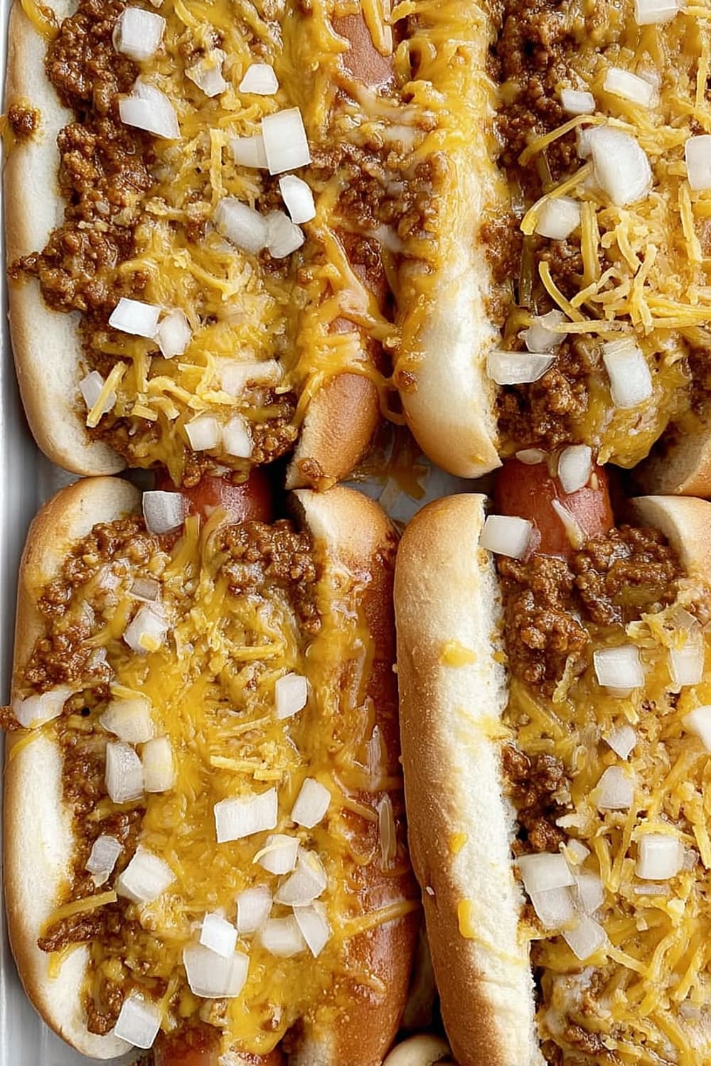 Easy Slow Cooker Chili Coney Dogs Recipe