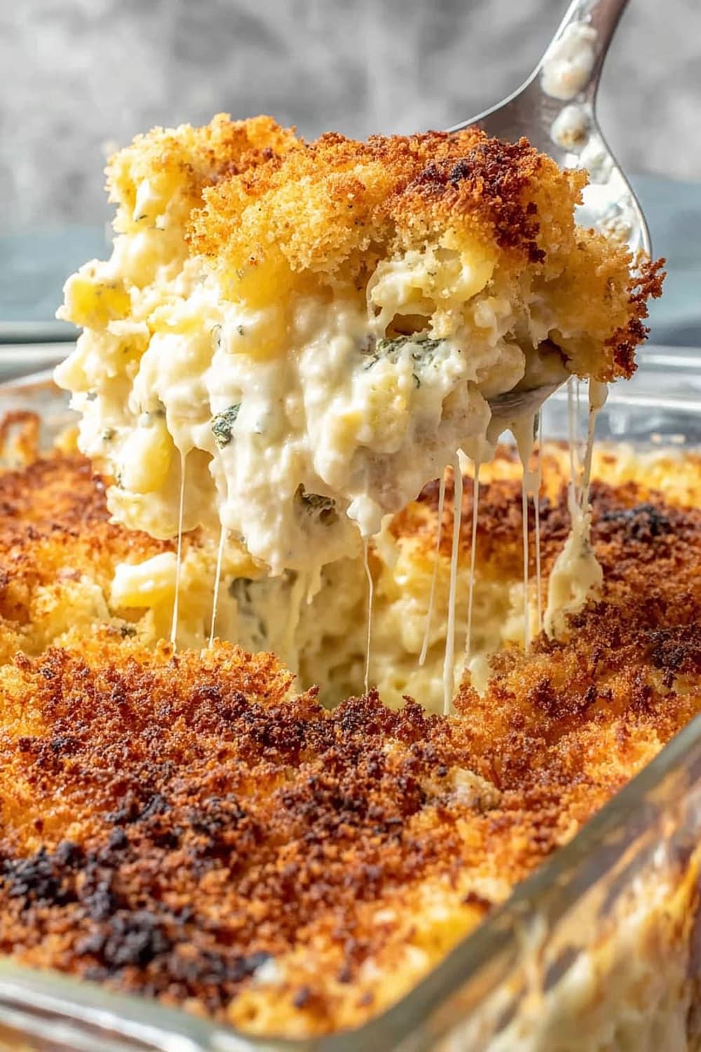 Southern Baked Mac and Cheese with Breadcrumbs