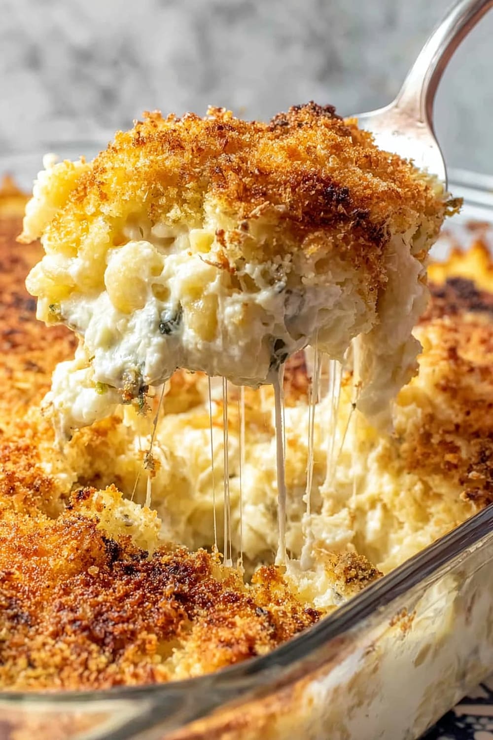 Southern Baked Mac and Cheese with Breadcrumbs