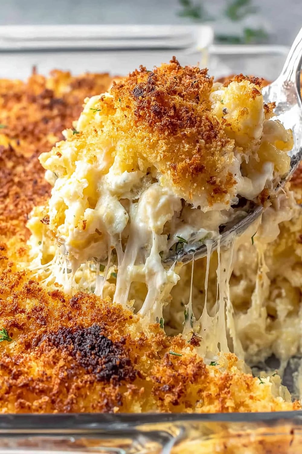 Southern Baked Mac and Cheese with Breadcrumbs