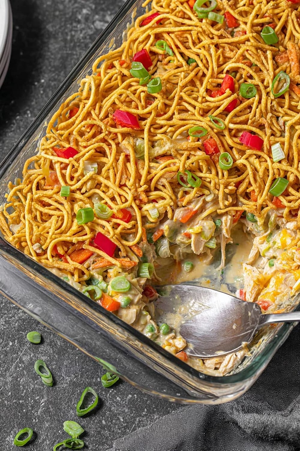 Chicken Chow Mein Casserole