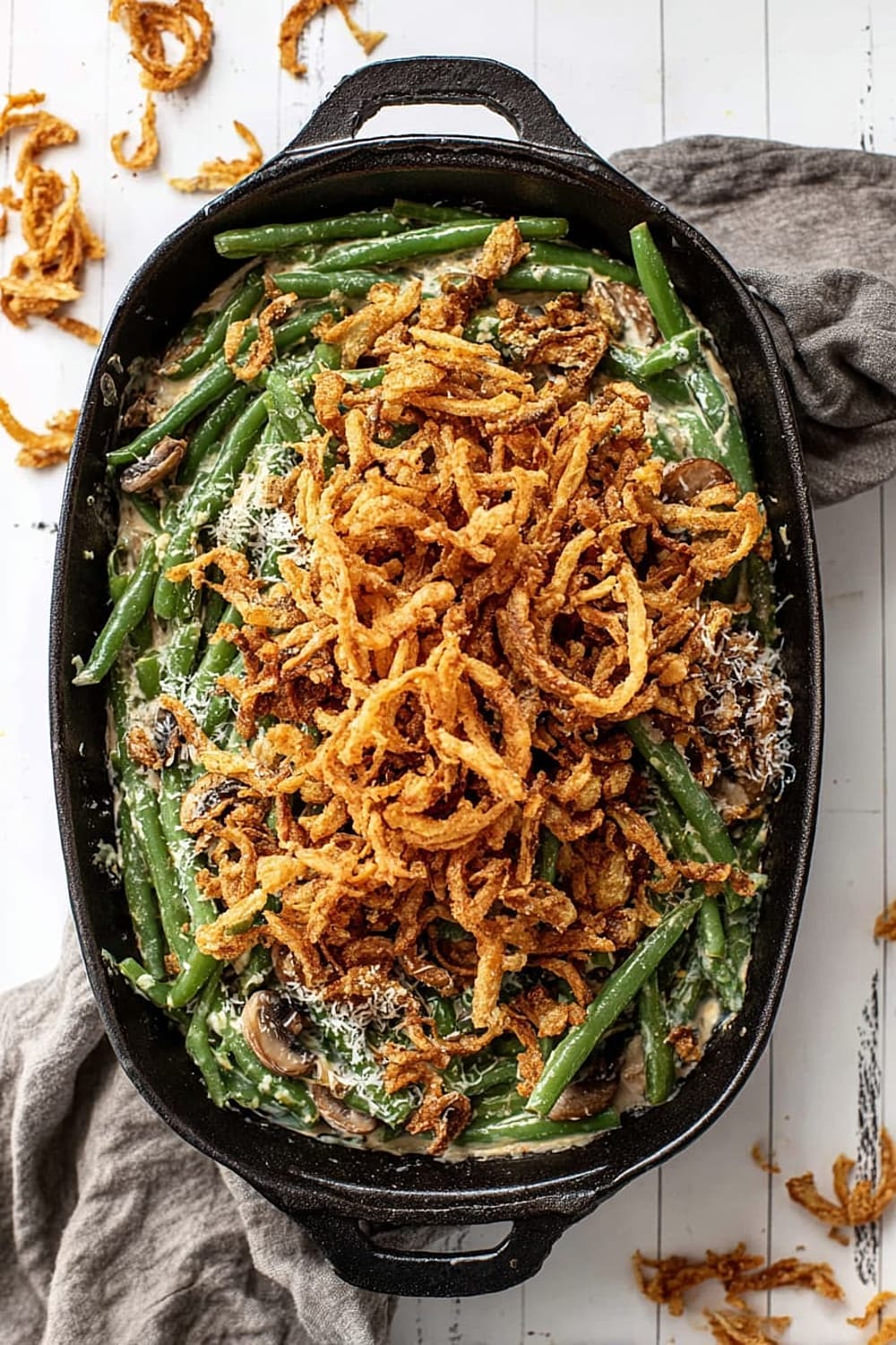 Green Bean Casserole with French Fried Onions