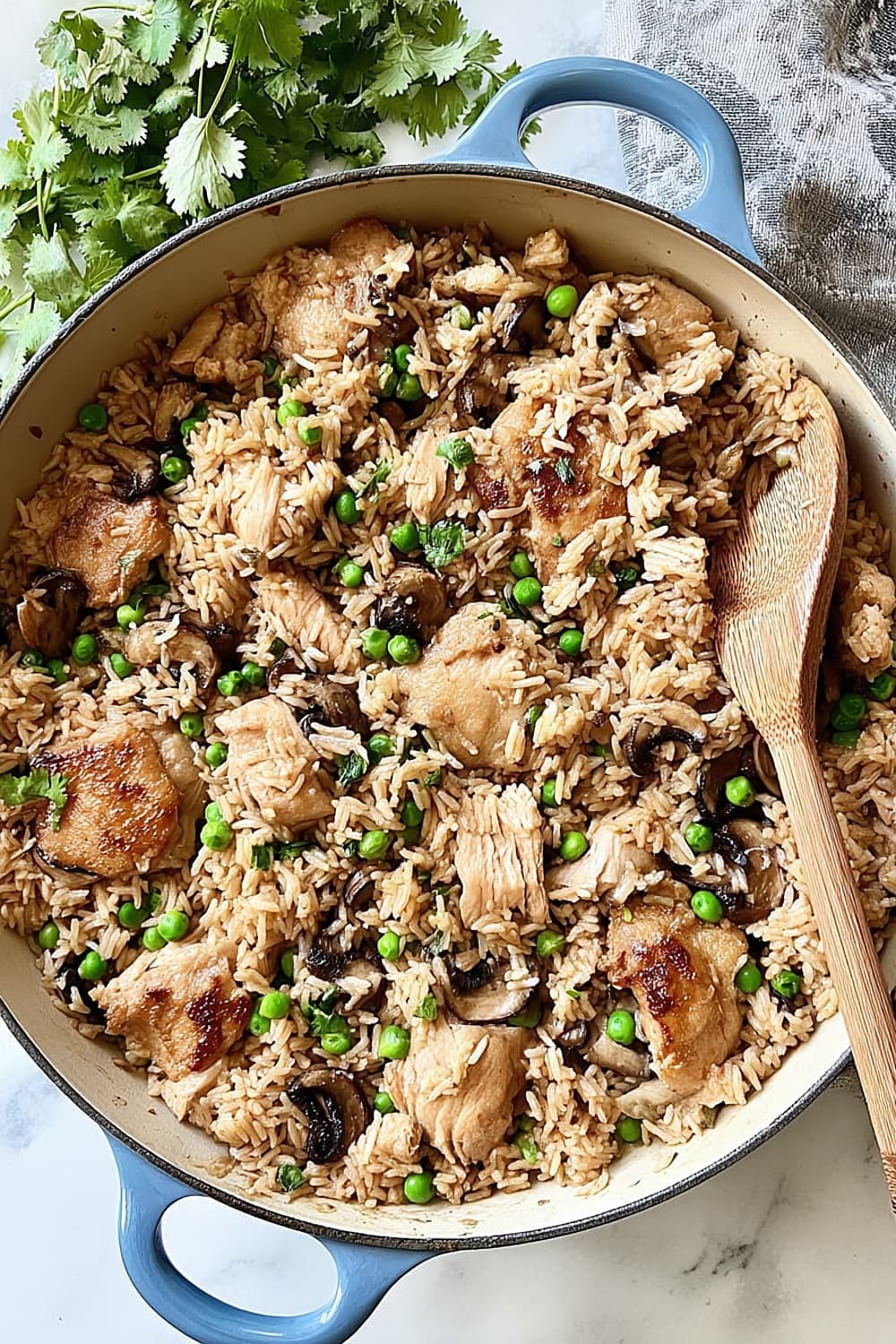 Miso-Ginger Chicken and Rice Skillet
