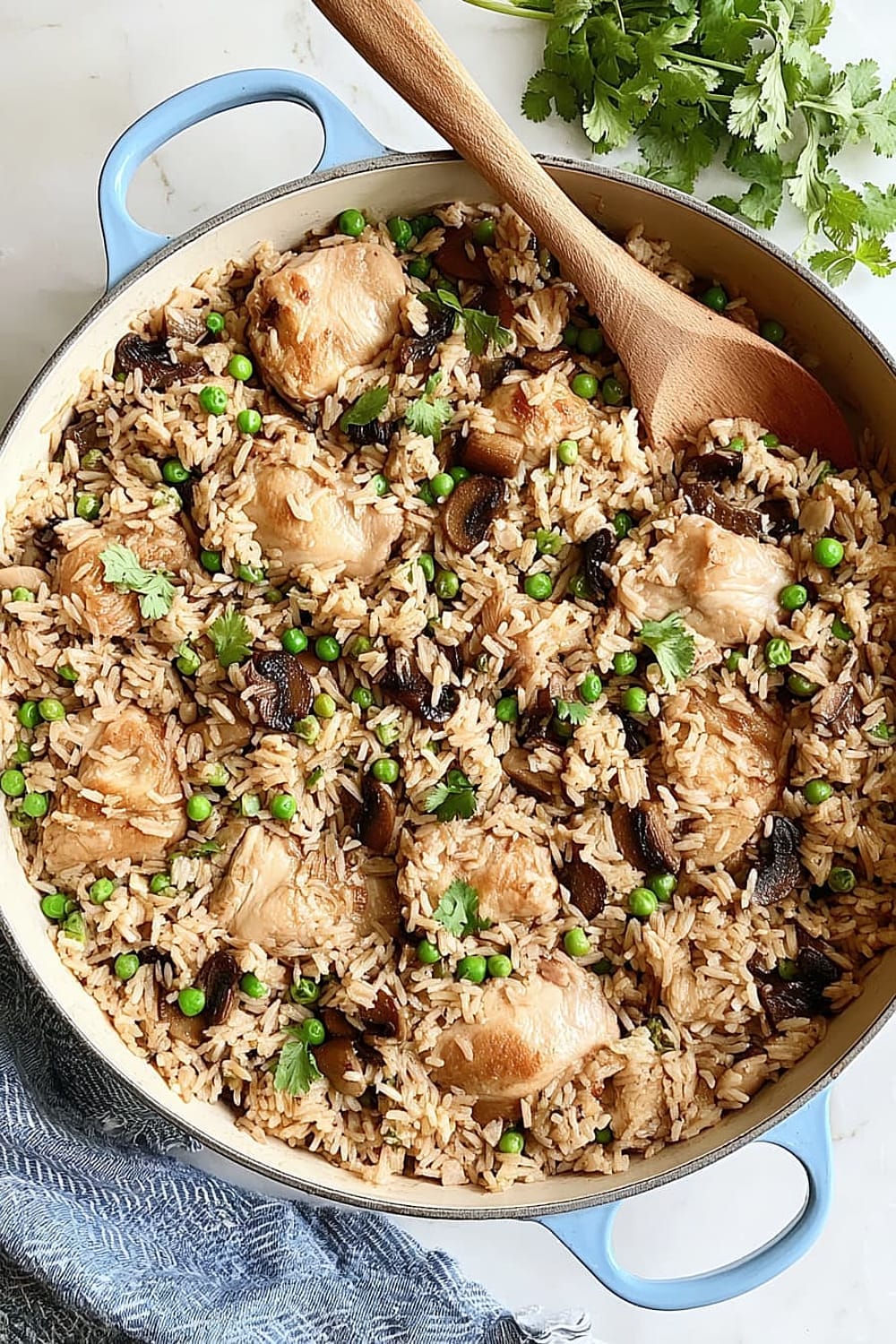 Miso-Ginger Chicken and Rice Skillet