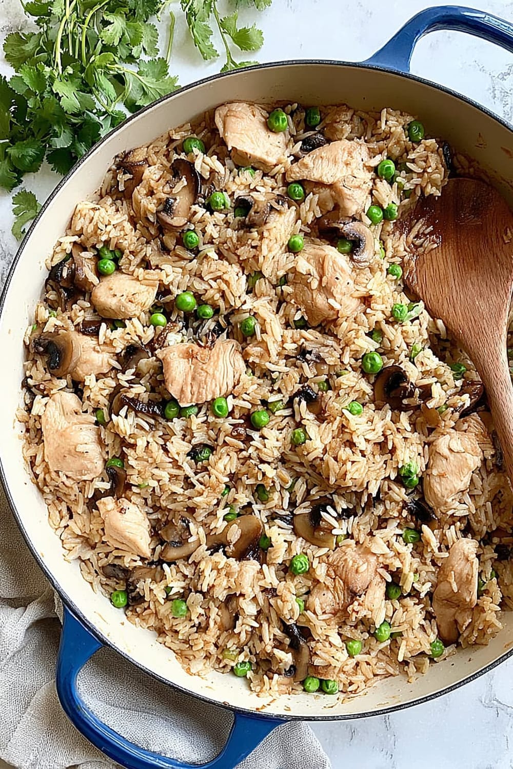 Miso-Ginger Chicken and Rice Skillet
