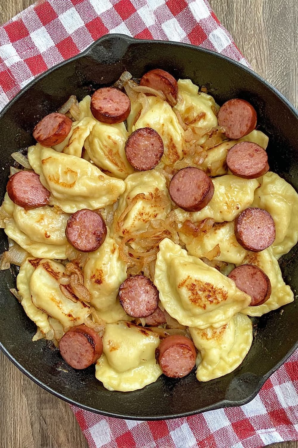 Pierogies and Kielbasa