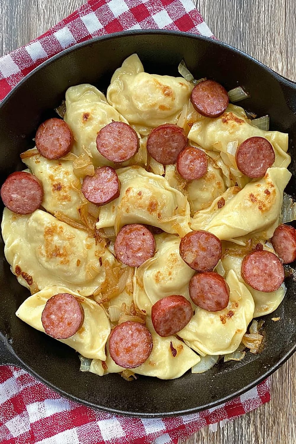 Pierogies and Kielbasa