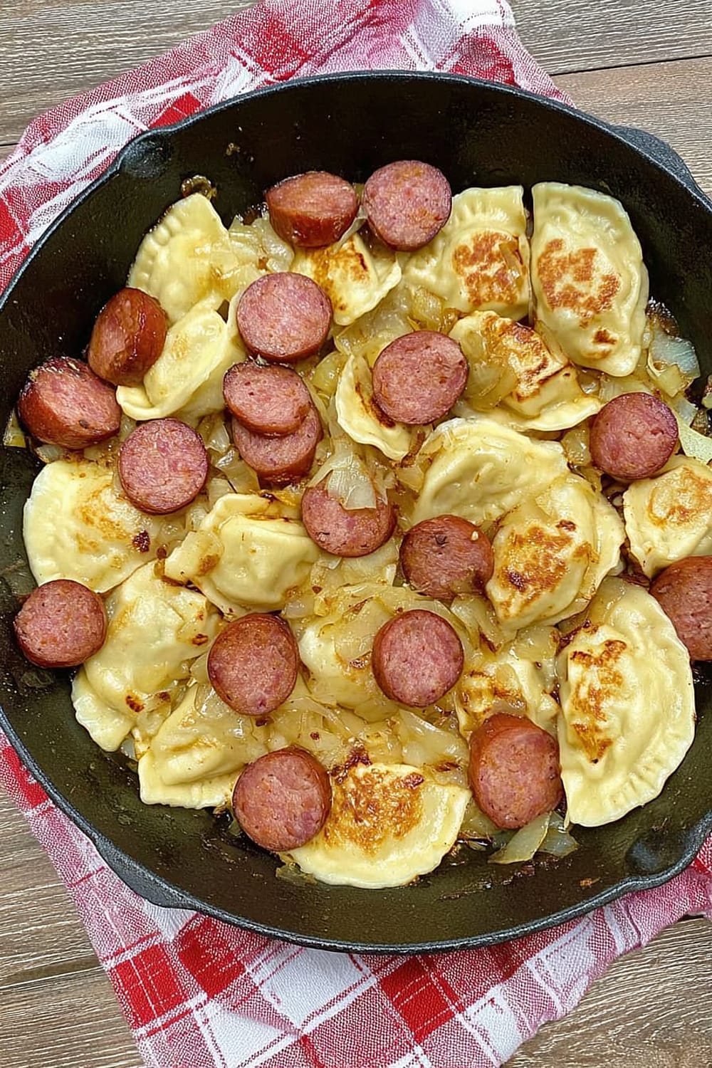 Pierogies and Kielbasa