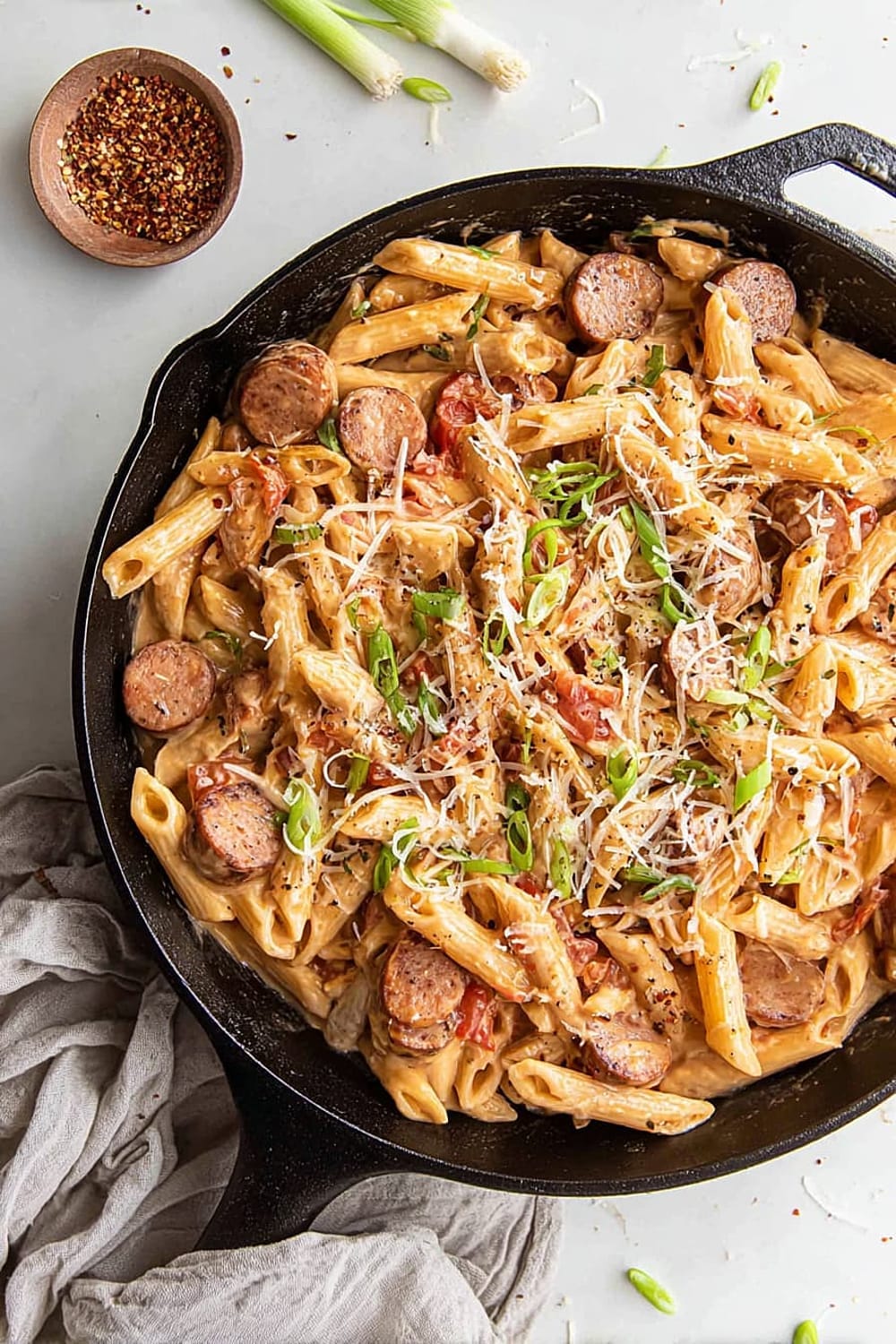 Skillet Sausage Pasta