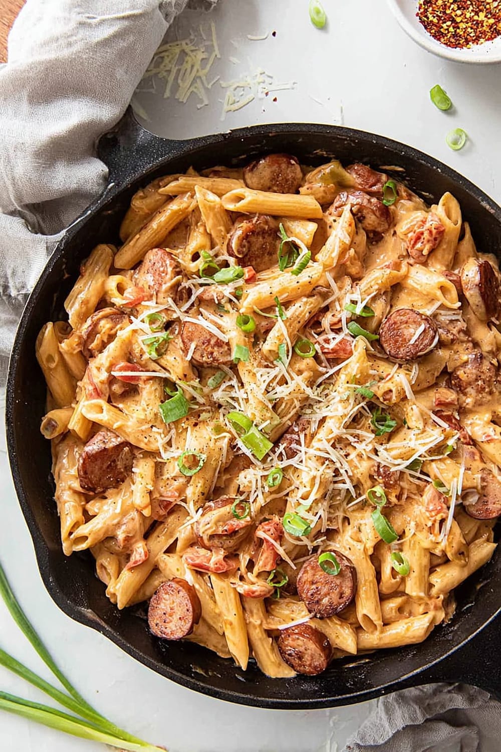 Skillet Sausage Pasta