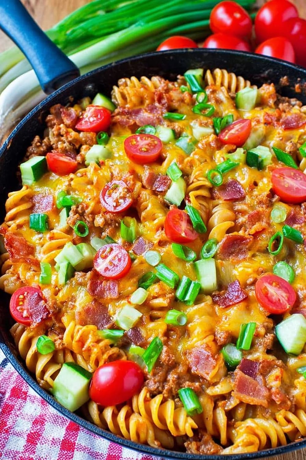 One Pot Bacon Cheeseburger Casserole